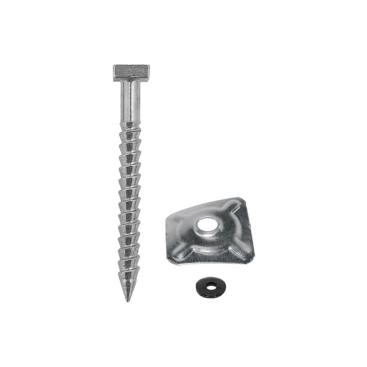 50 TIREFONDS 8X120MM + RONDELLE POUR PLAQUE FIBRECIMENT - ETANCO - 2