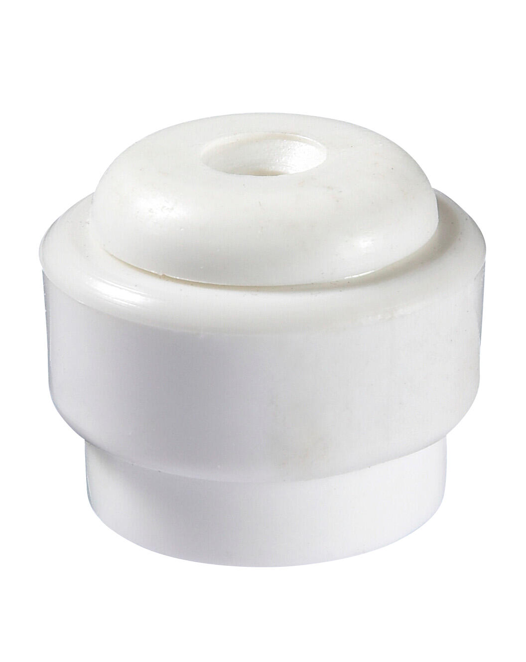 Lot de 2 butoirs de porte bobine blanc H.35 x D.33 mm - CHAINEY - 2