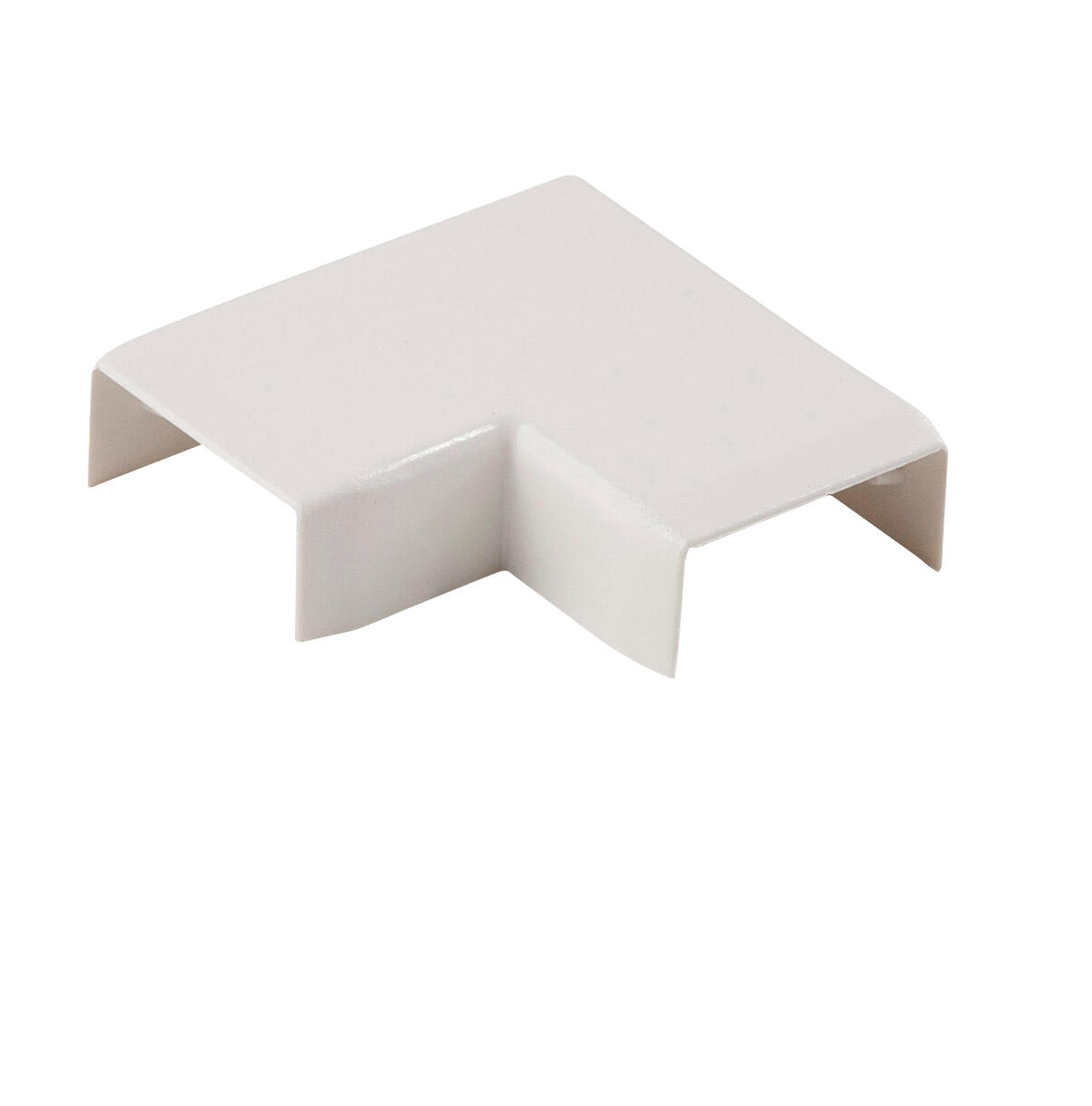 Lot de 4 angles plats blancs pour moulure 10 x 20 mm - DEDRA - 2