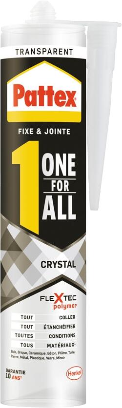 Colle tous matériaux crystal transparent 290 g Ni Clou Ni Vis - PATTEX - 2