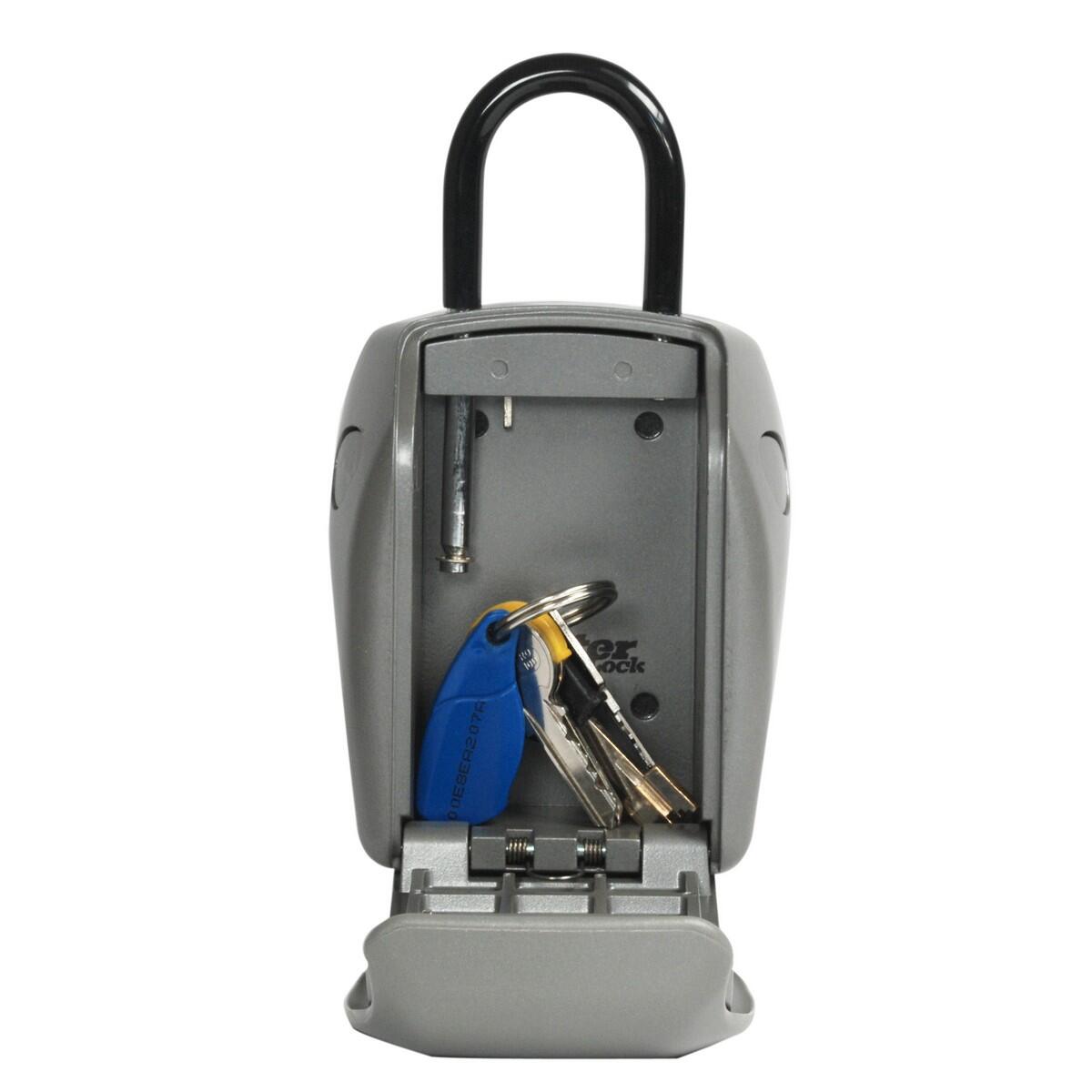 Boîte à clé à sécurisé avec anse H.13,5 x l.10,5 x P.4,6 cm - MASTER LOCK 5414EURD  - 9