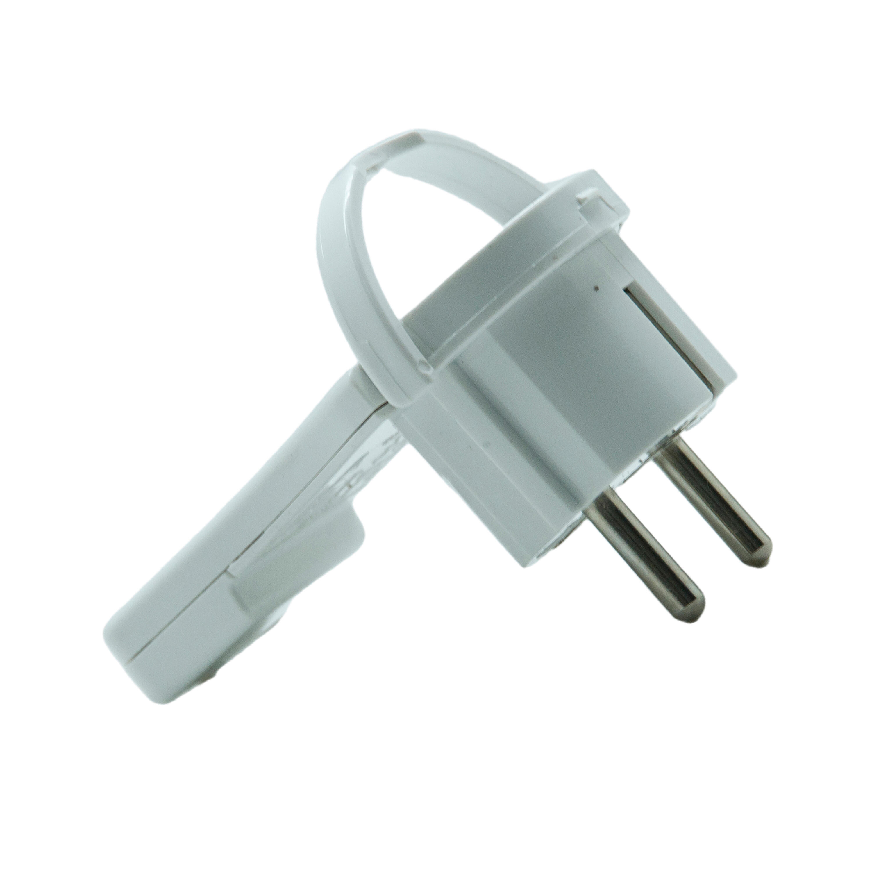 FICHE MALE 2P+T EXTRA PLATE 16A Blanc - 2