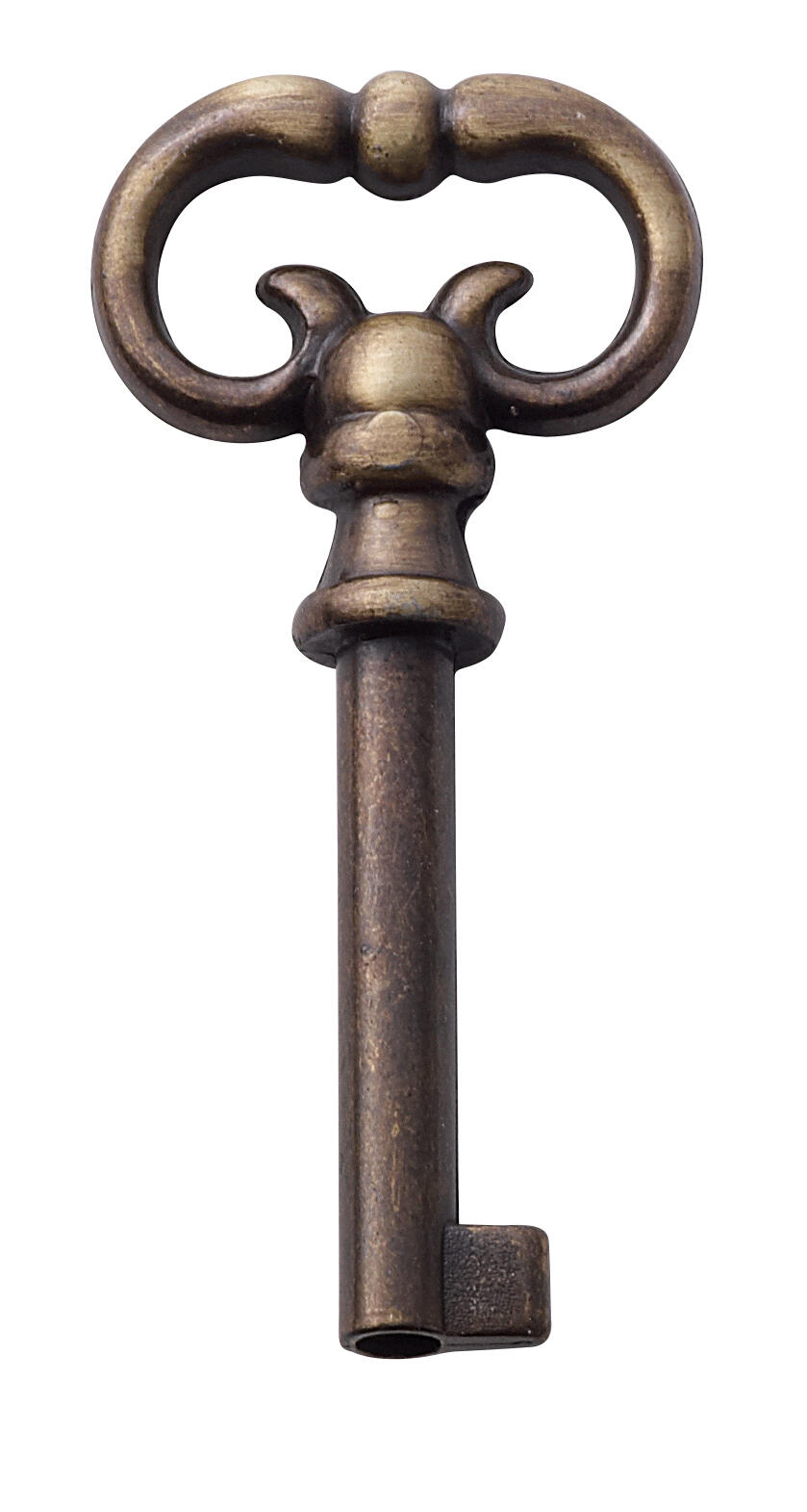 Poignée de meuble en forme de clé antique - 3
