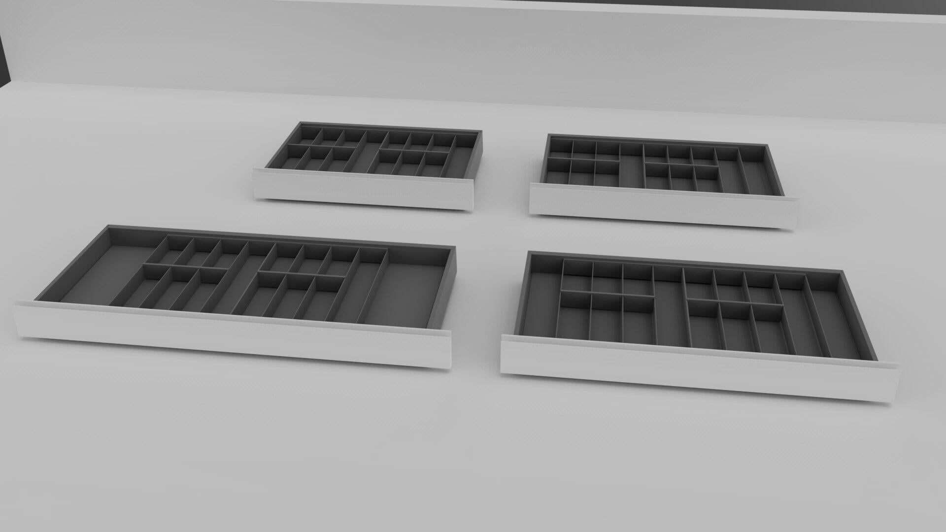 Range-couverts universel largeur 45 cm compatible avec tiroir standard - Modular SYNERCIA - 3