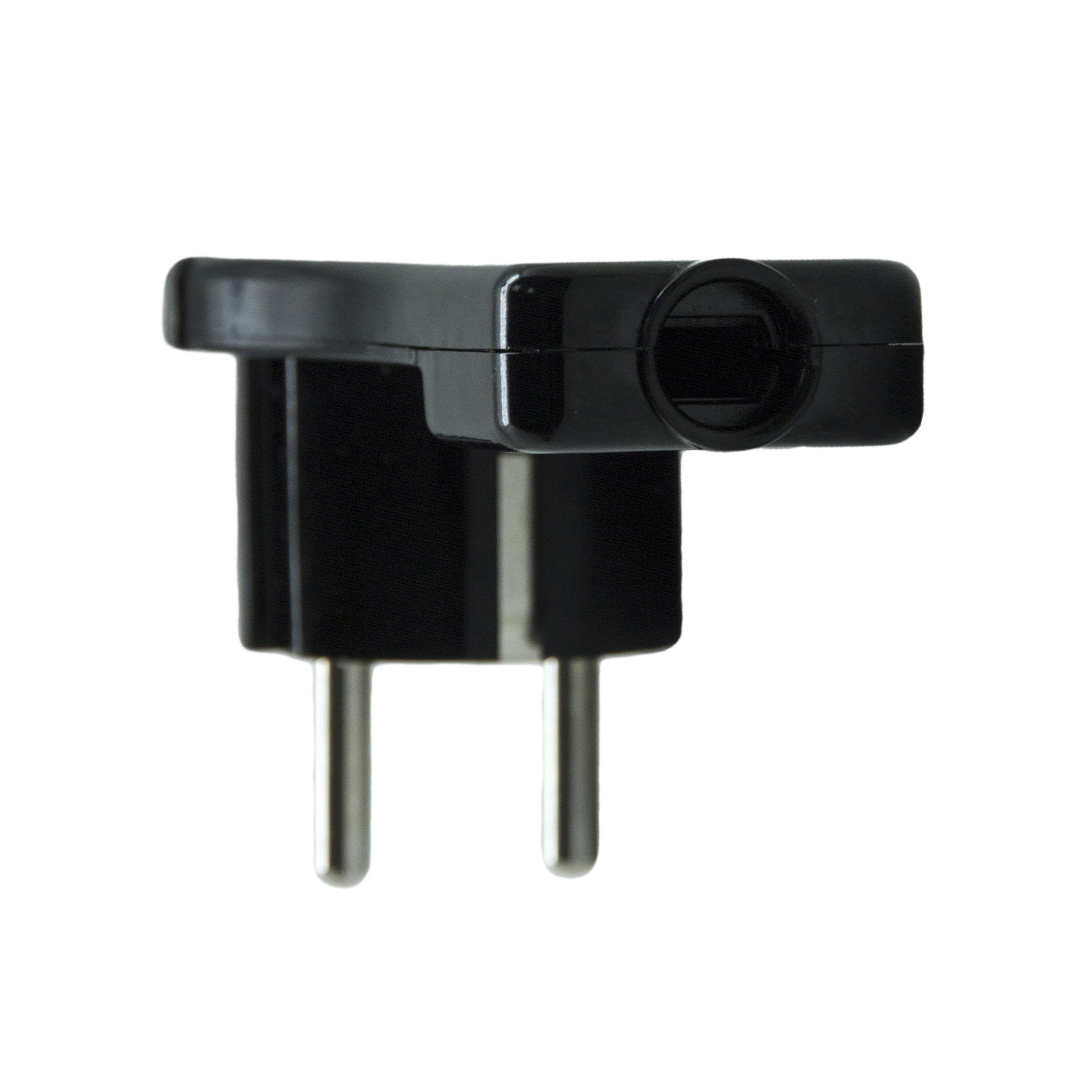 FICHE MALE 2P+T EXTRA PLATE 16A NOIRE - 4