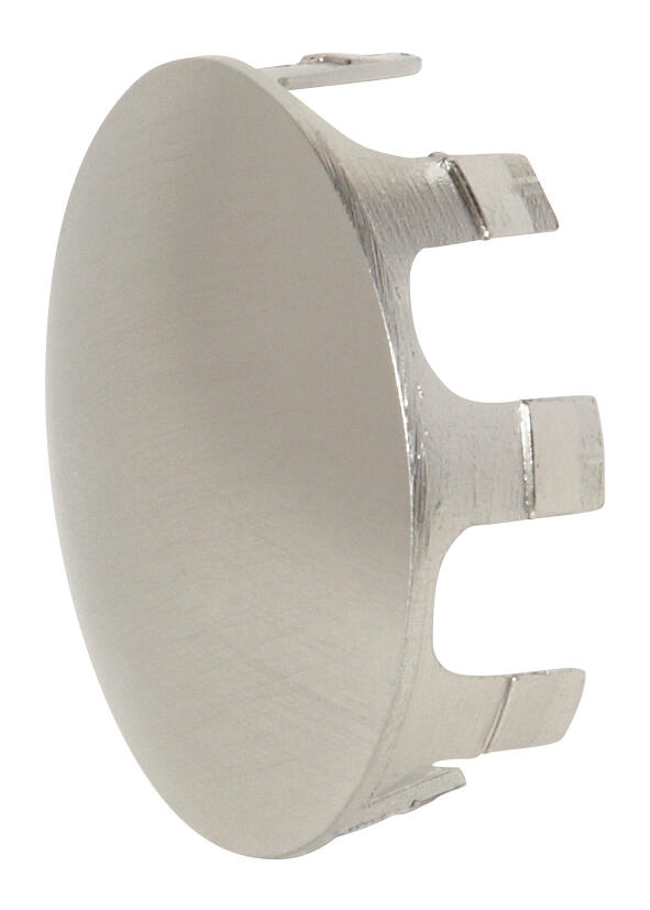 Platine coudée acier brossé Diam.45 mm - 3