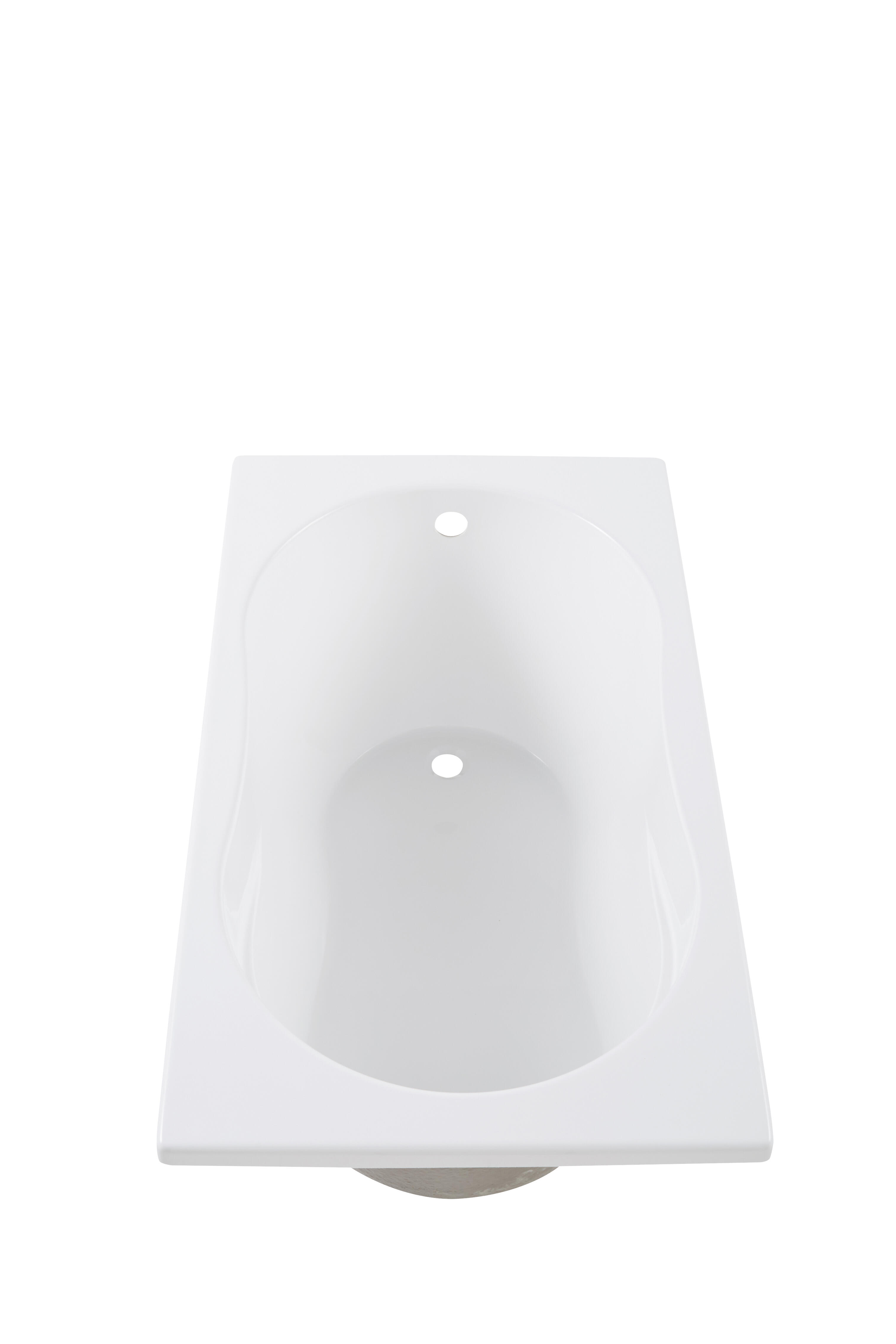 Baignoire rectangulaire blanche L.120 x l.70 cm Minime - VALENTIN - 4