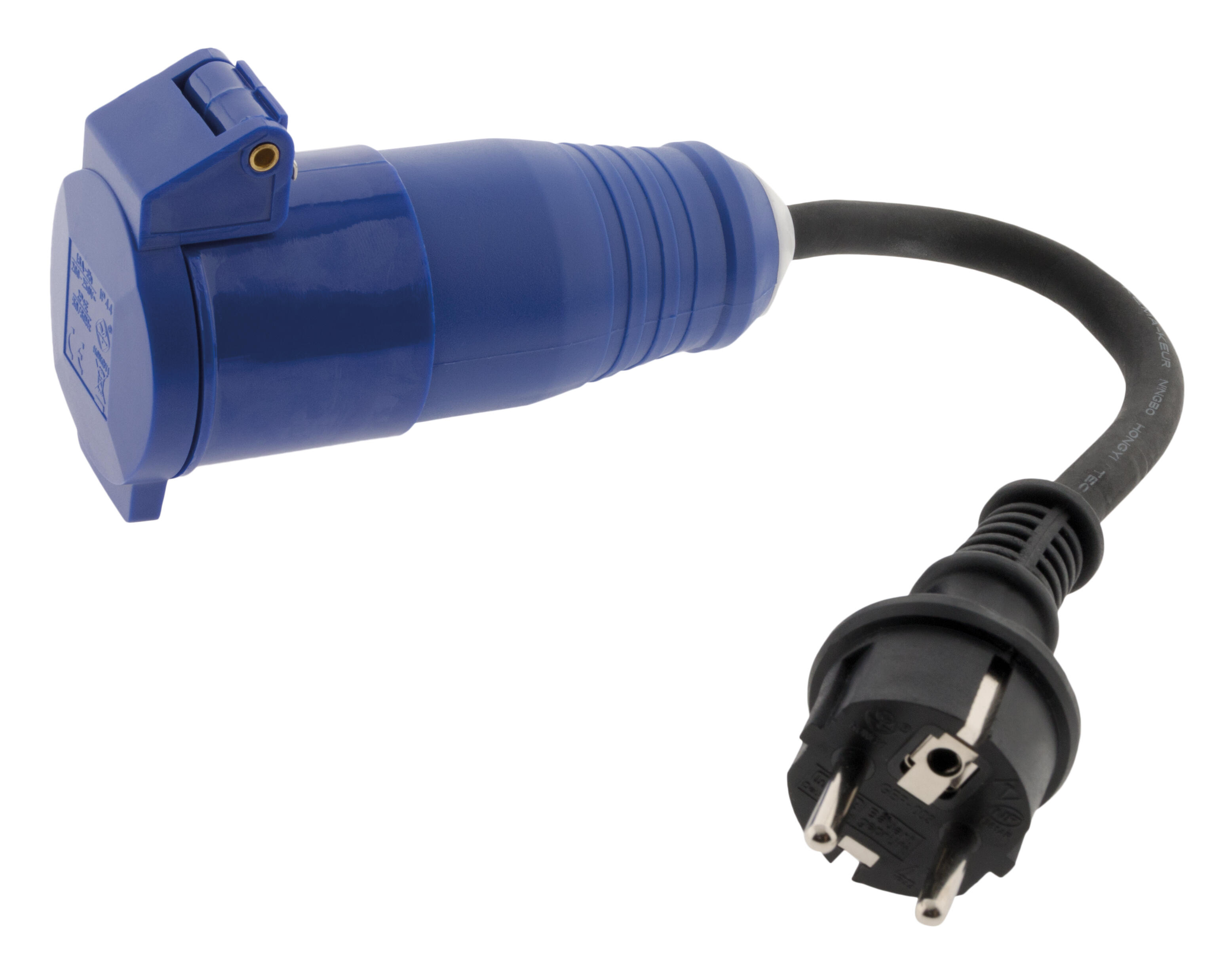 Adaptateur caravane femelle CEE17 en mâle 16A - 2