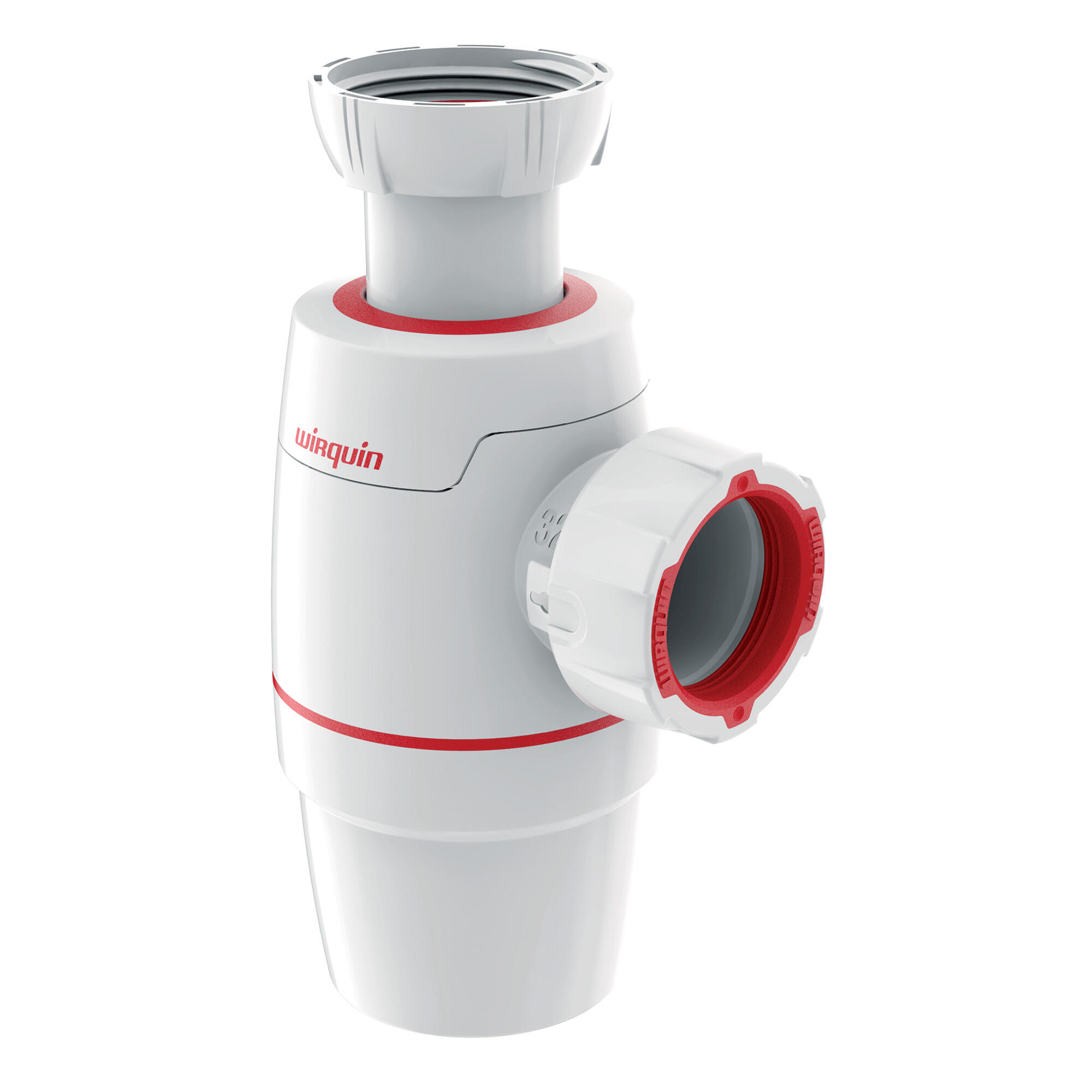 Siphon pour lavabo Diam.32 mm réglable en hauteur blanc NF - WIRQUIN Néo - 5