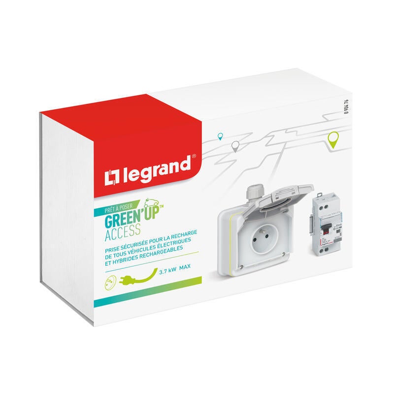 Prise de courant pour véhicule électrique Pack Green'up - LEGRAND - 2
