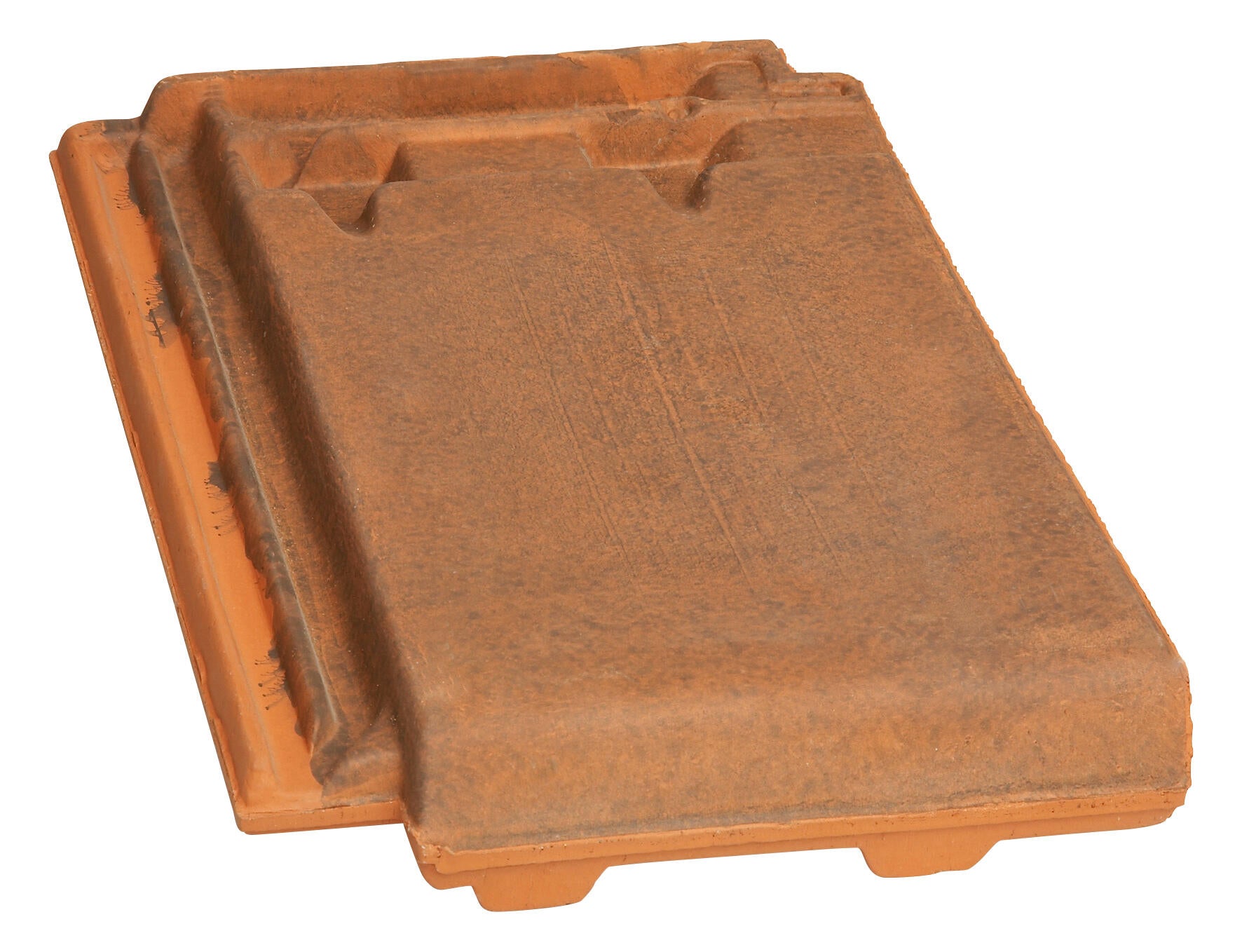 Fronton de rive à rabat Regence brun vieilli - MONIER - 2