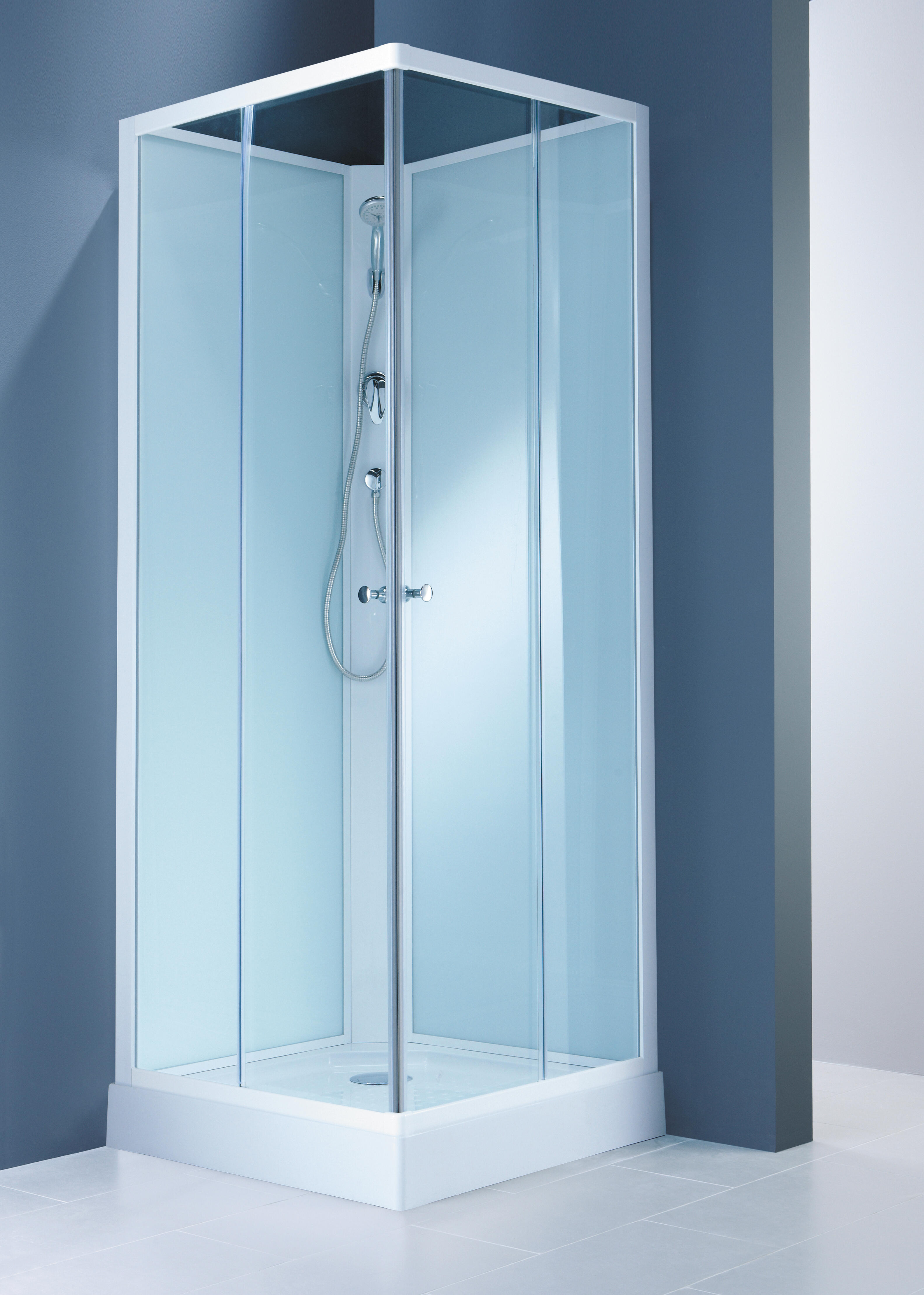 Cabine de douche l.80 x L.80 x H.207,5 cm - Minéa - 5