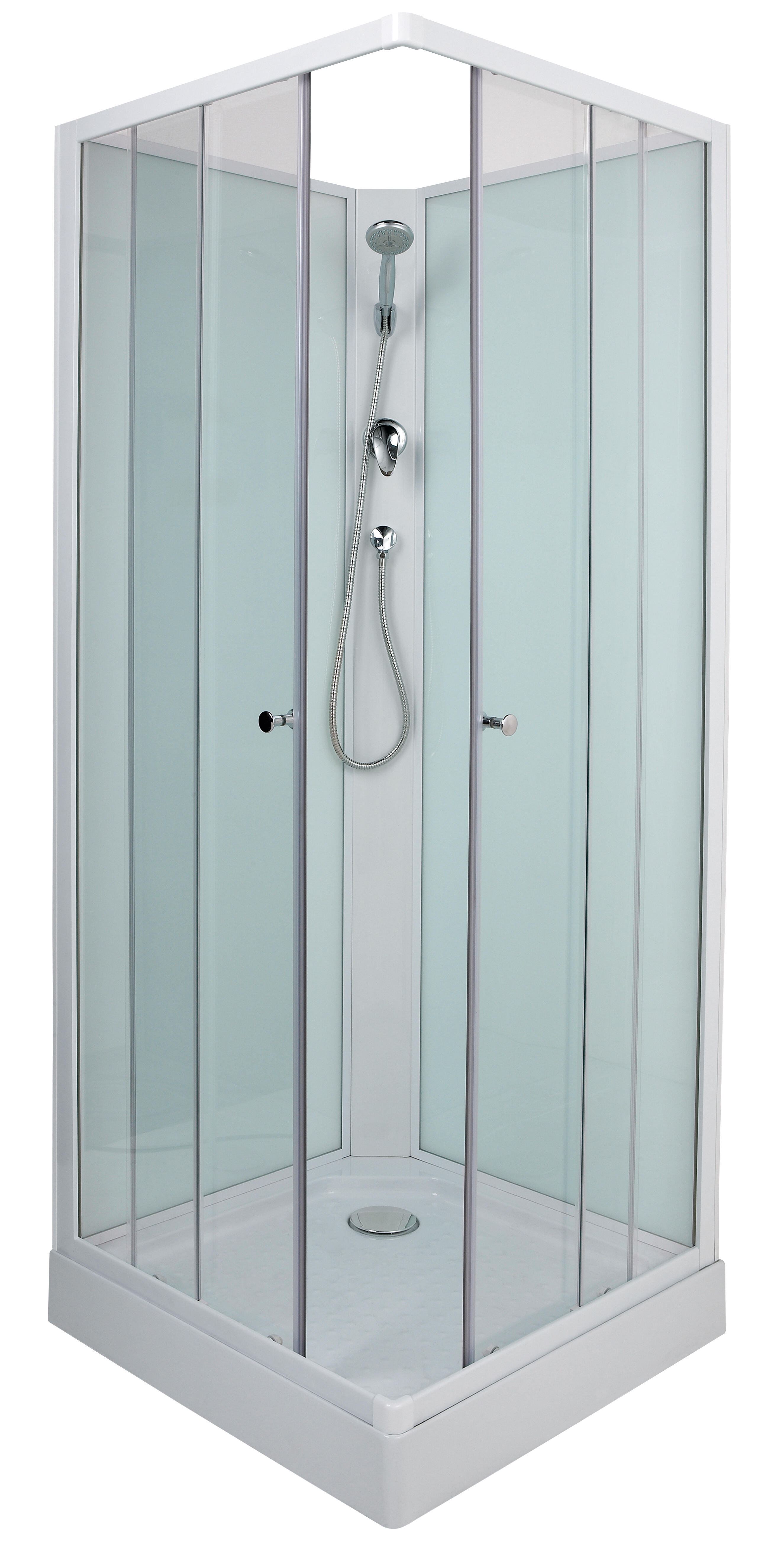 Cabine de douche l.80 x L.80 x H.207,5 cm - Minéa - 6
