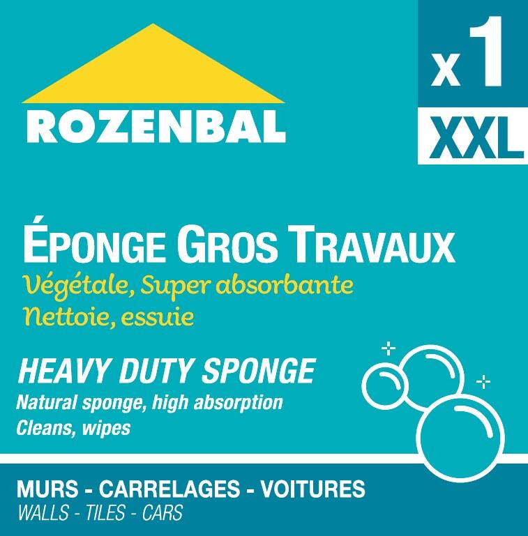 Éponge végétal gros travaux 14 x 9 cm - ROZENBAL - 3