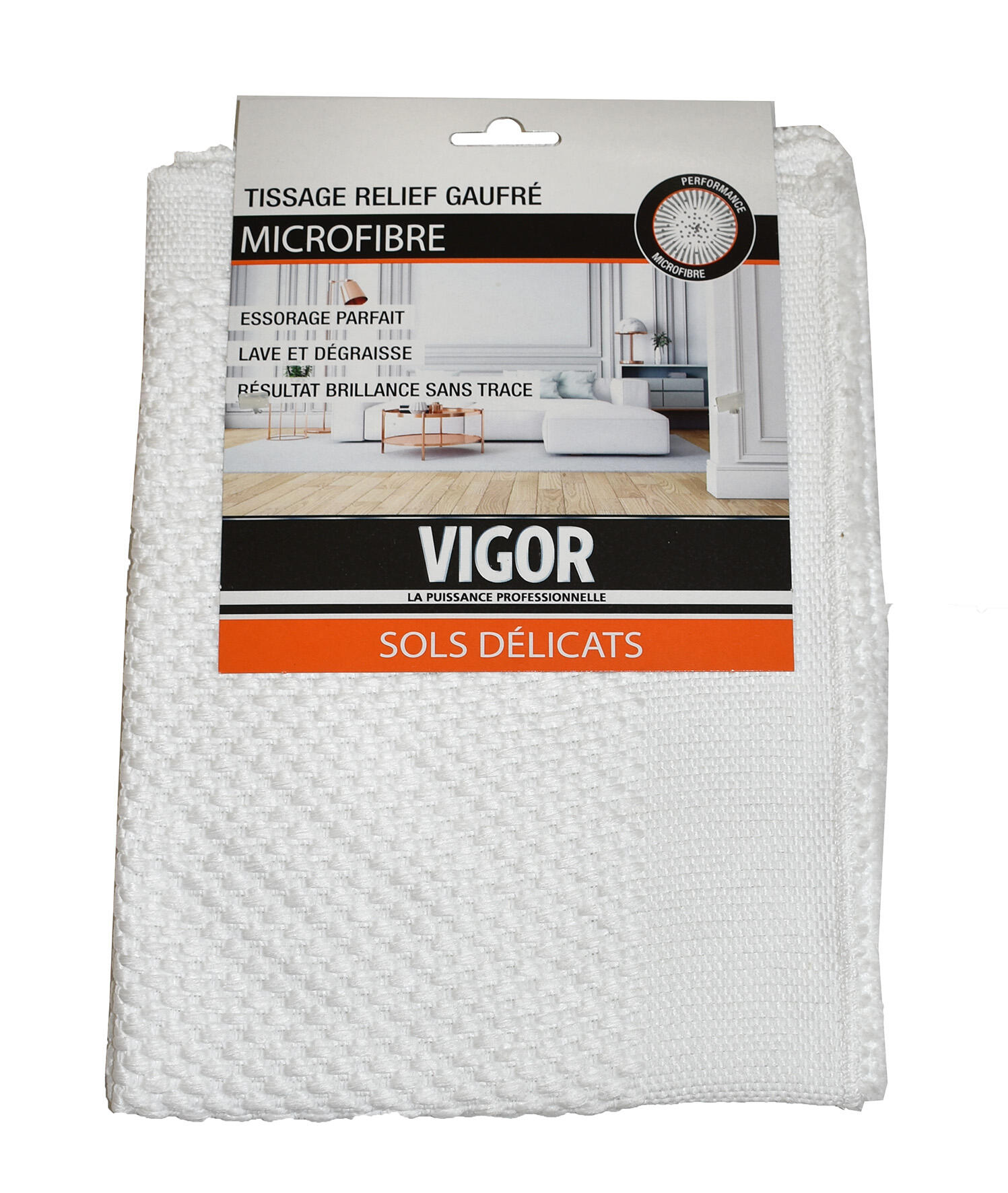 Serpillière microfibre sols délicats 45 x 65 cm - VIGOR - 2