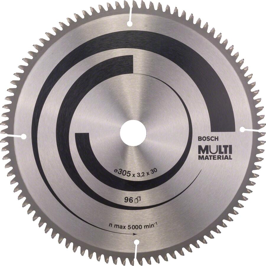 Lame de scie circulaire multimatériaux 305 x 30 x 3,2 mm - 2608640453 BOSCH - 7