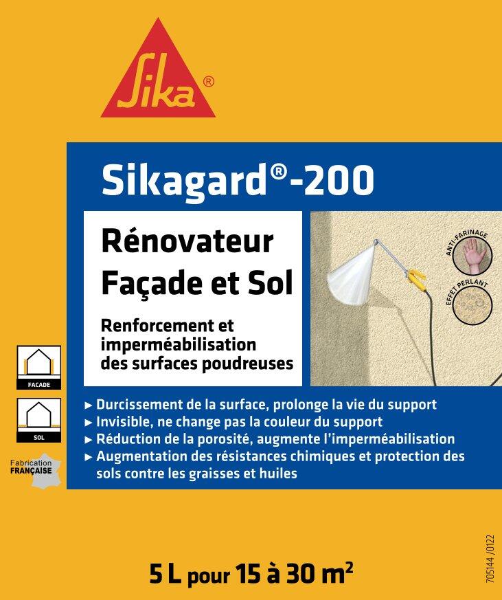 Rénovateur et imperméabilisant façade et sol 5L Sikagard 200 - SIKA - 3