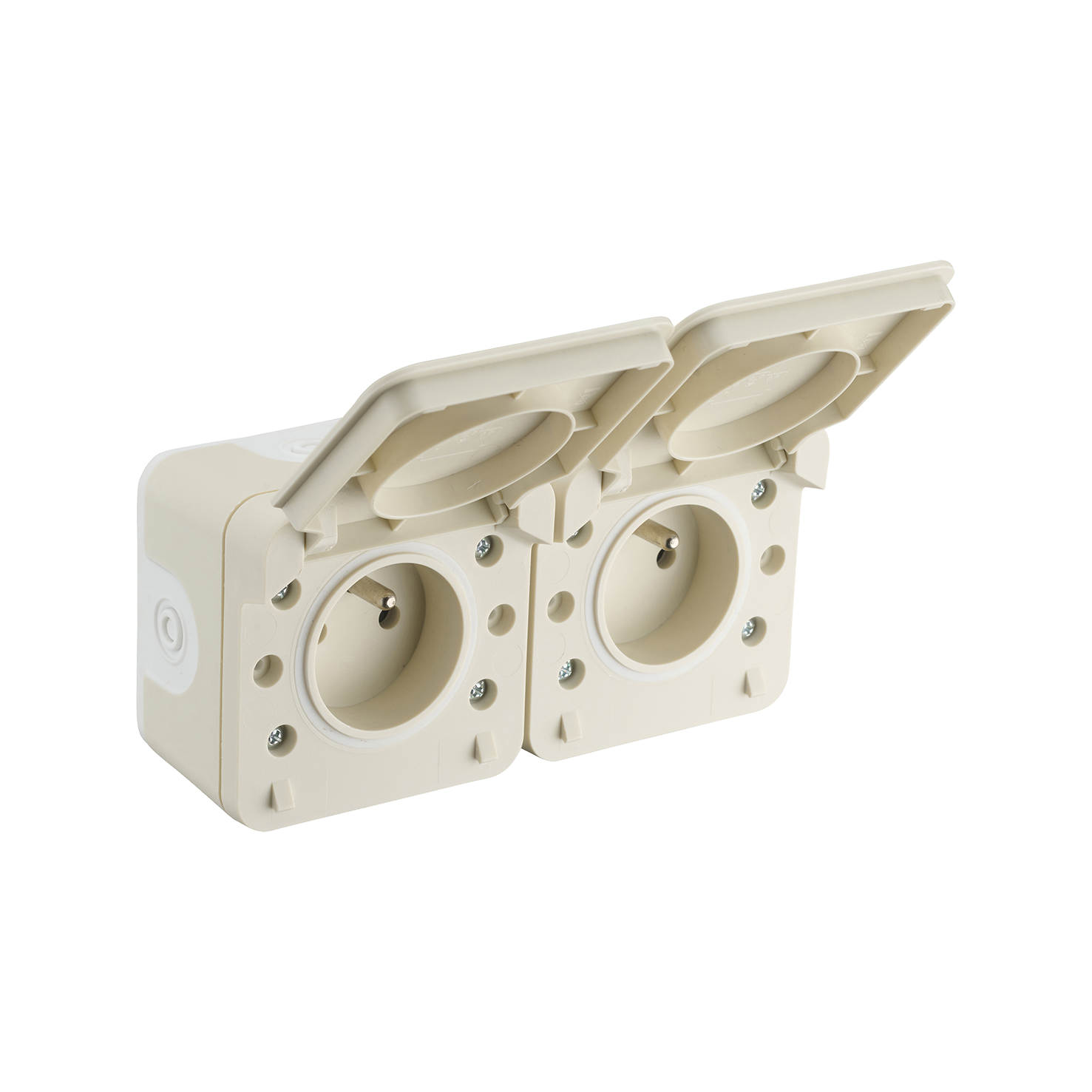 Double prise de courant 2P+T CYKLONE - DEBFLEX - 2