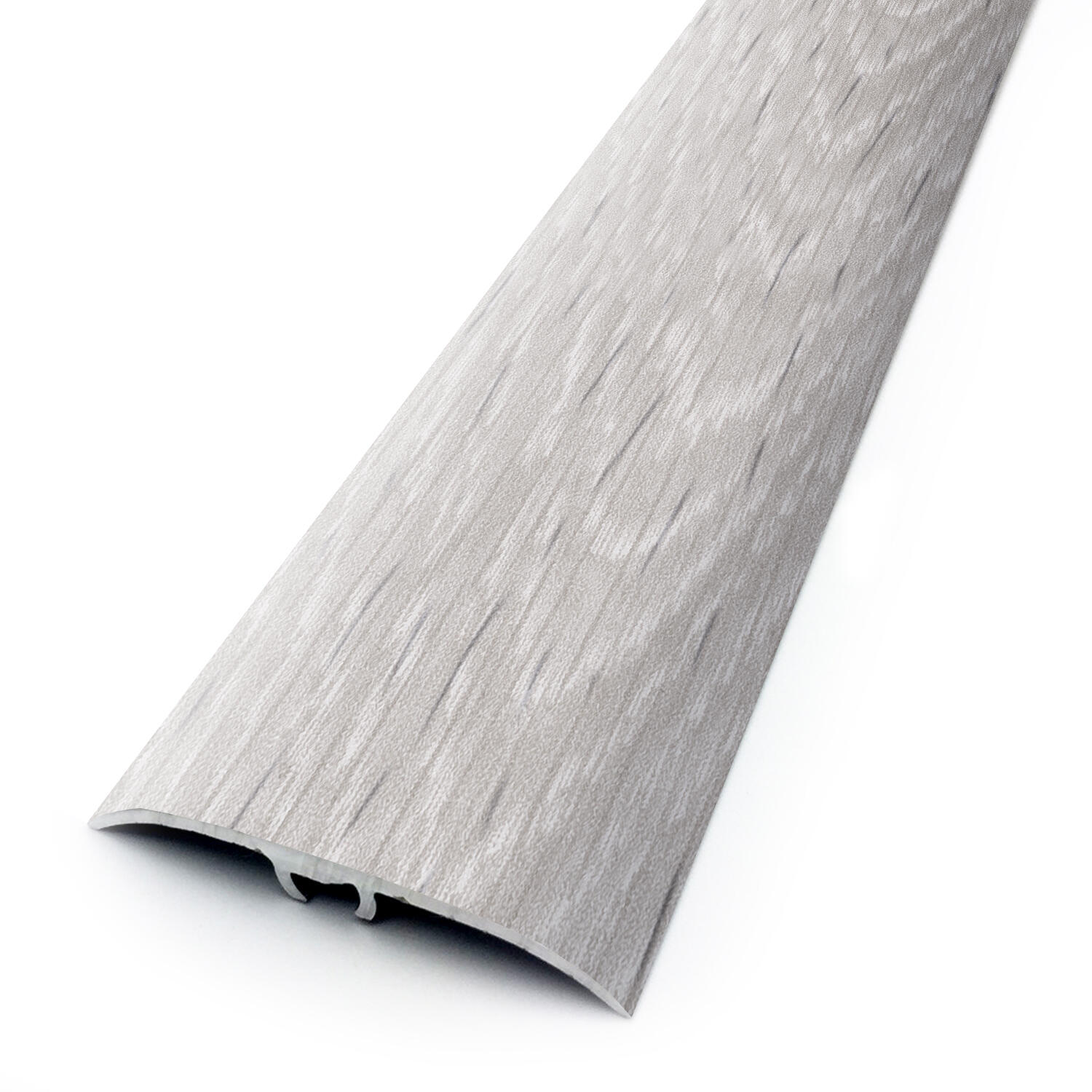 Barre de seuil aluminium chêne à visser L.93 x l.4,10 cm Cérusé Sable - 6