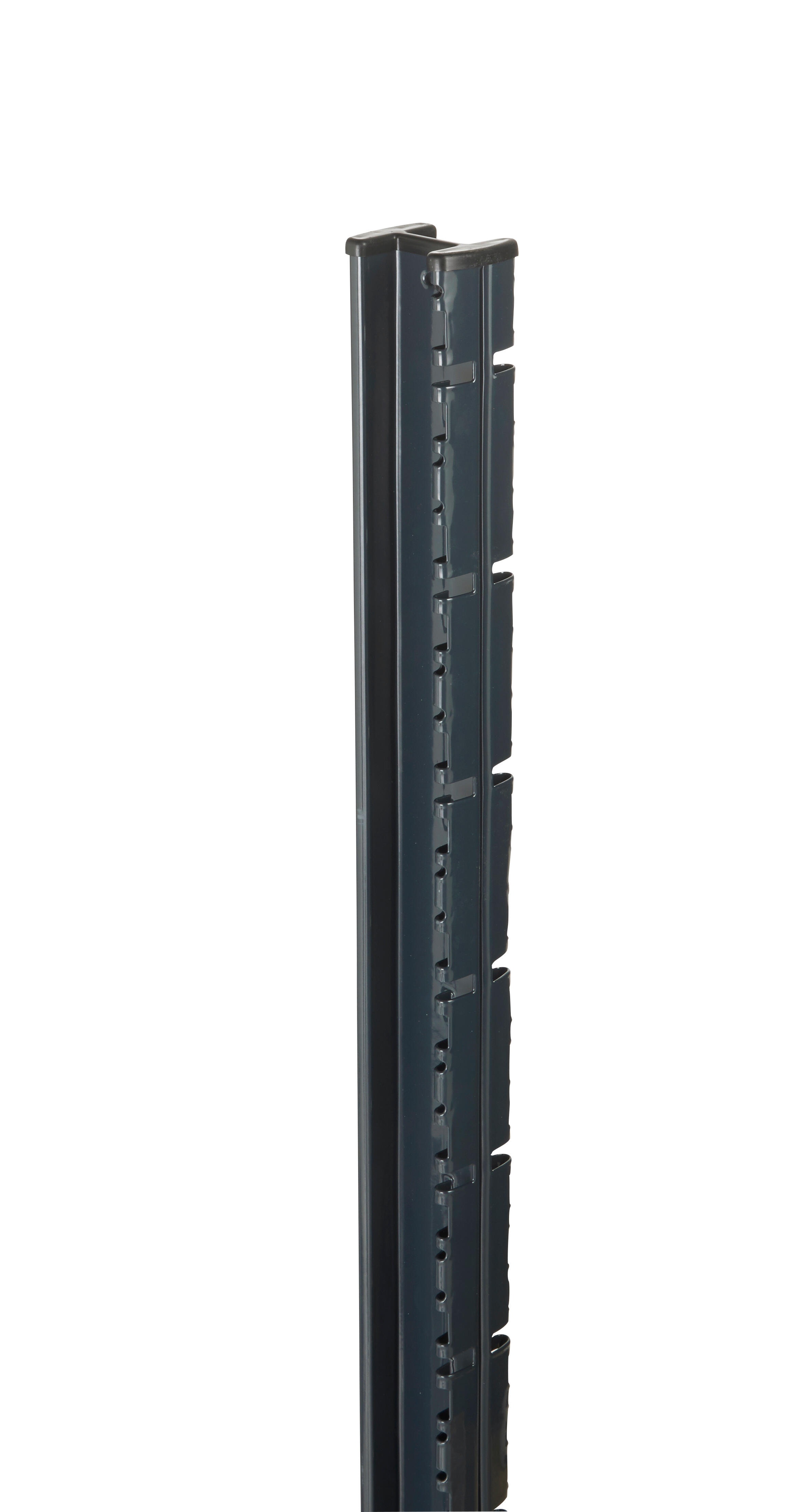 Poteau à encoches gris Long.1,3 m - 3