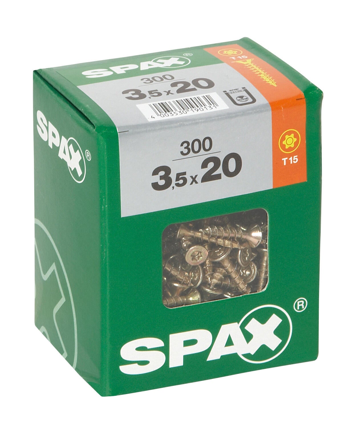 Vis bois Diam. 6 x 80 mm Boîte de 40 - SPAX - 2