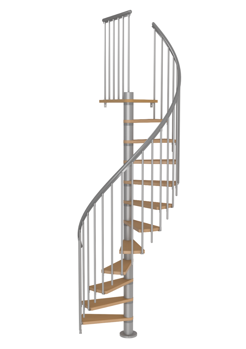 ESCALIER CALGARY CLASSIC3 Ø120 RAL 9016 - 4