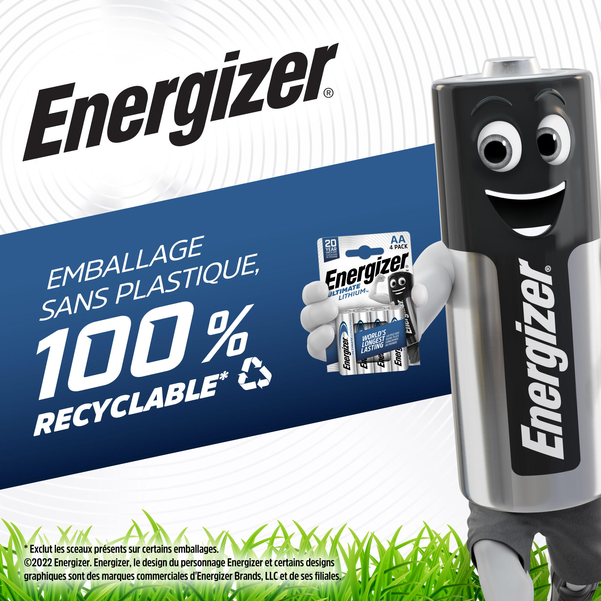 Pile lithium 9v energizer - 8