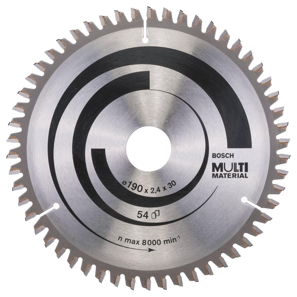 Lame scie circulaire multi-matériaux Diam.190 mm - 2608640509 BOSCH  - 4