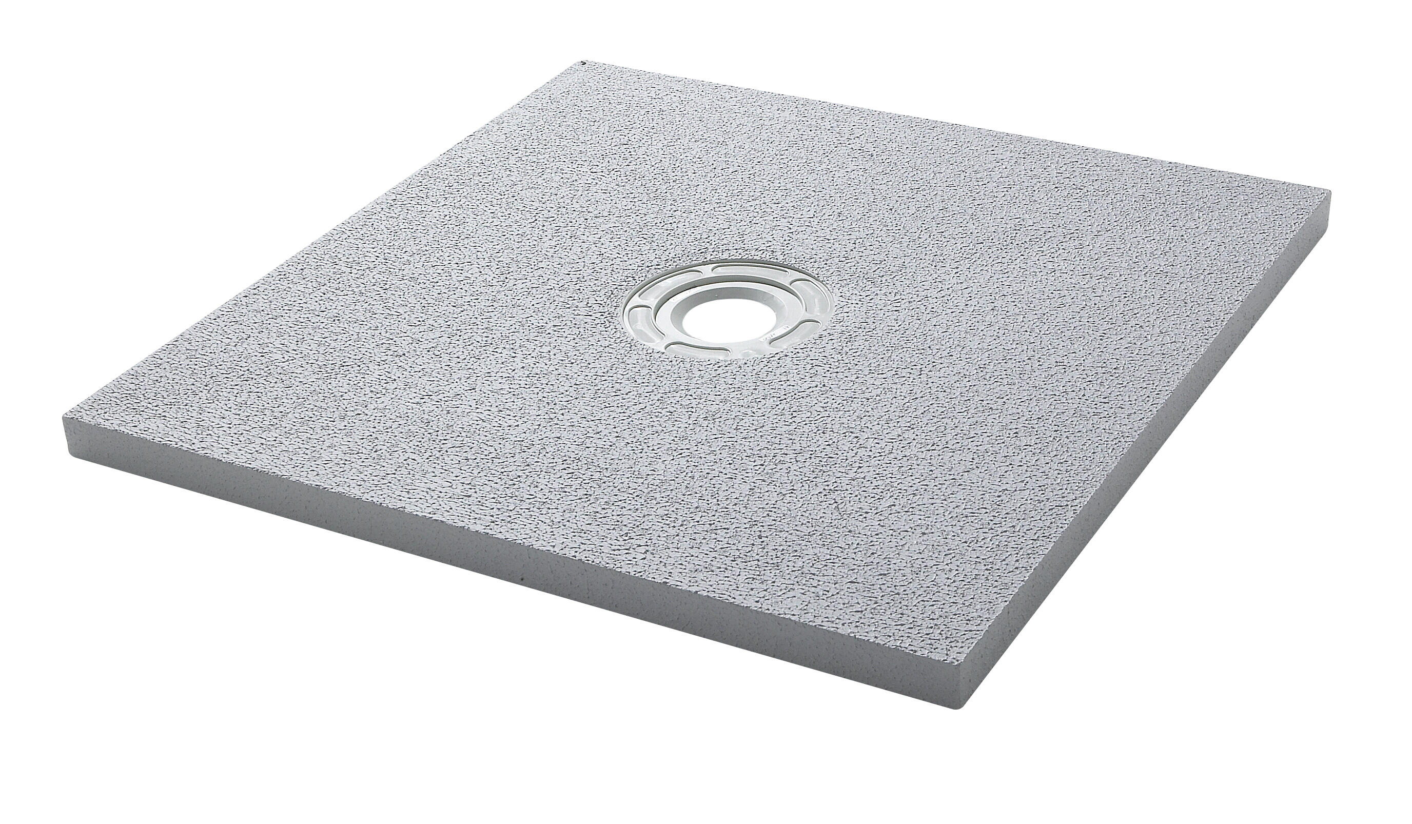 Receveur à carreler écoulement centré l.90 x L.90 x Ep.4,5 cm Slot - 15
