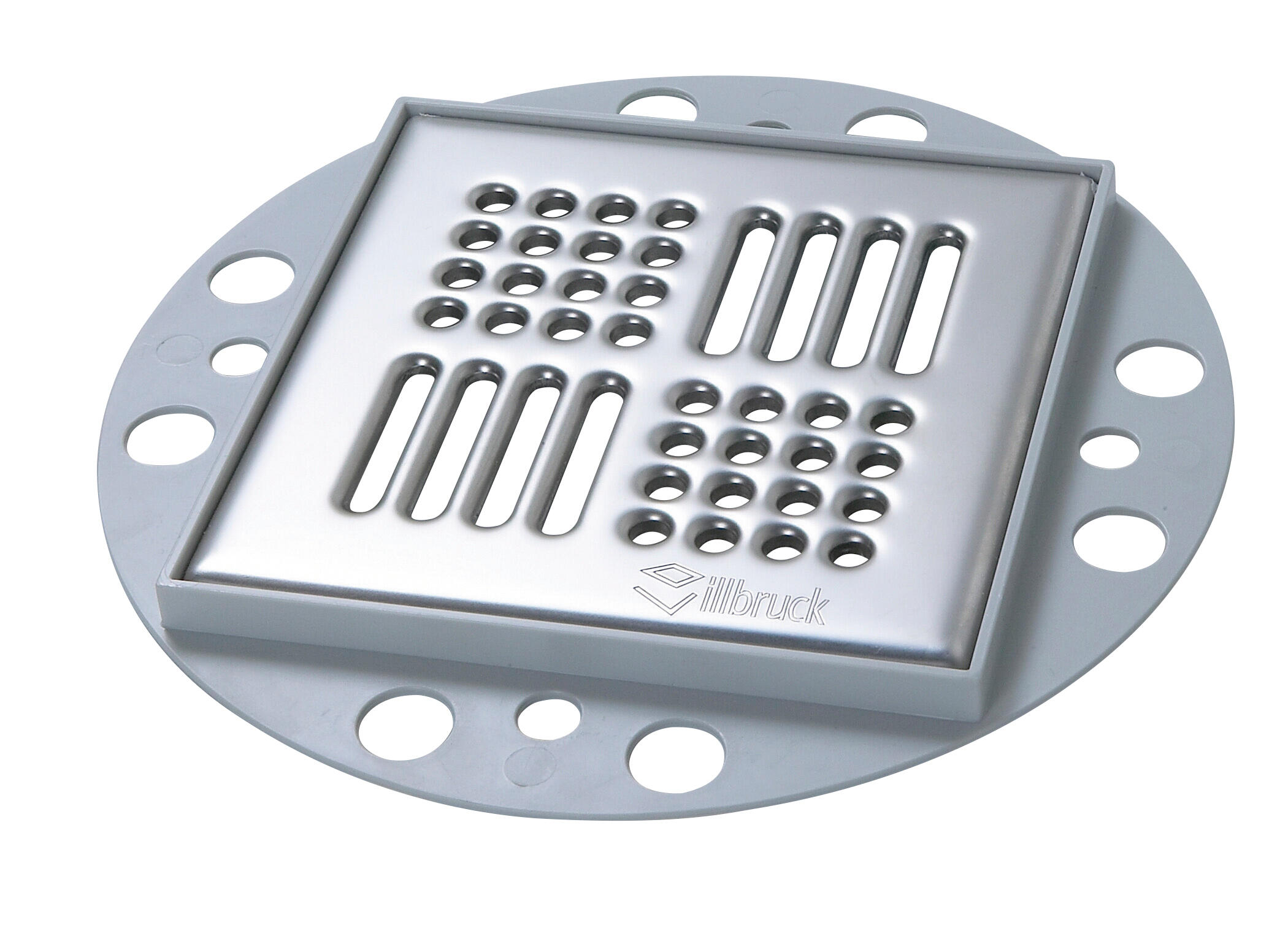 Receveur à carreler écoulement centré l.90 x L.90 x Ep.4,5 cm Slot - 13