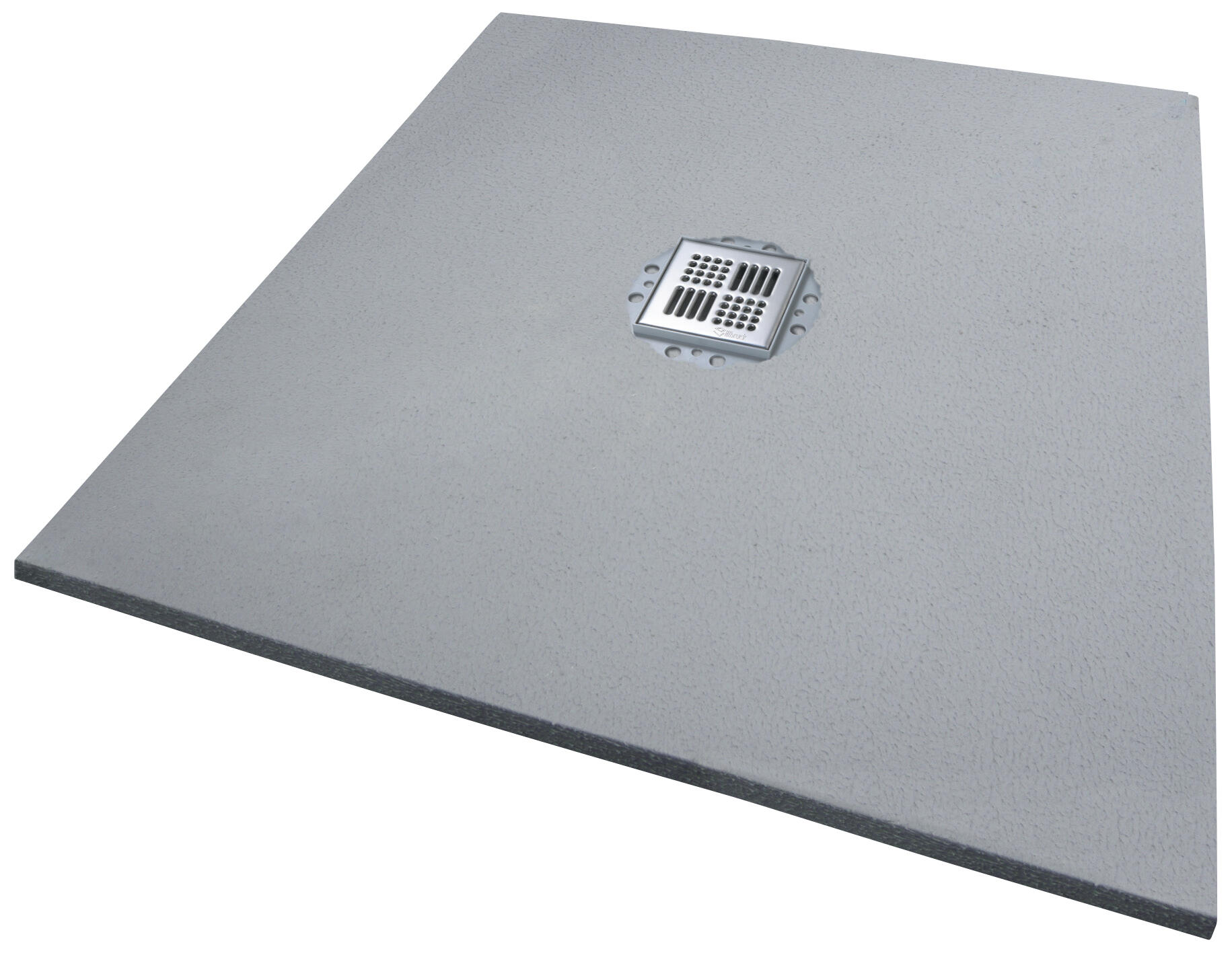 Receveur à carreler écoulement centré l.90 x L.90 x Ep.4,5 cm Slot - 12