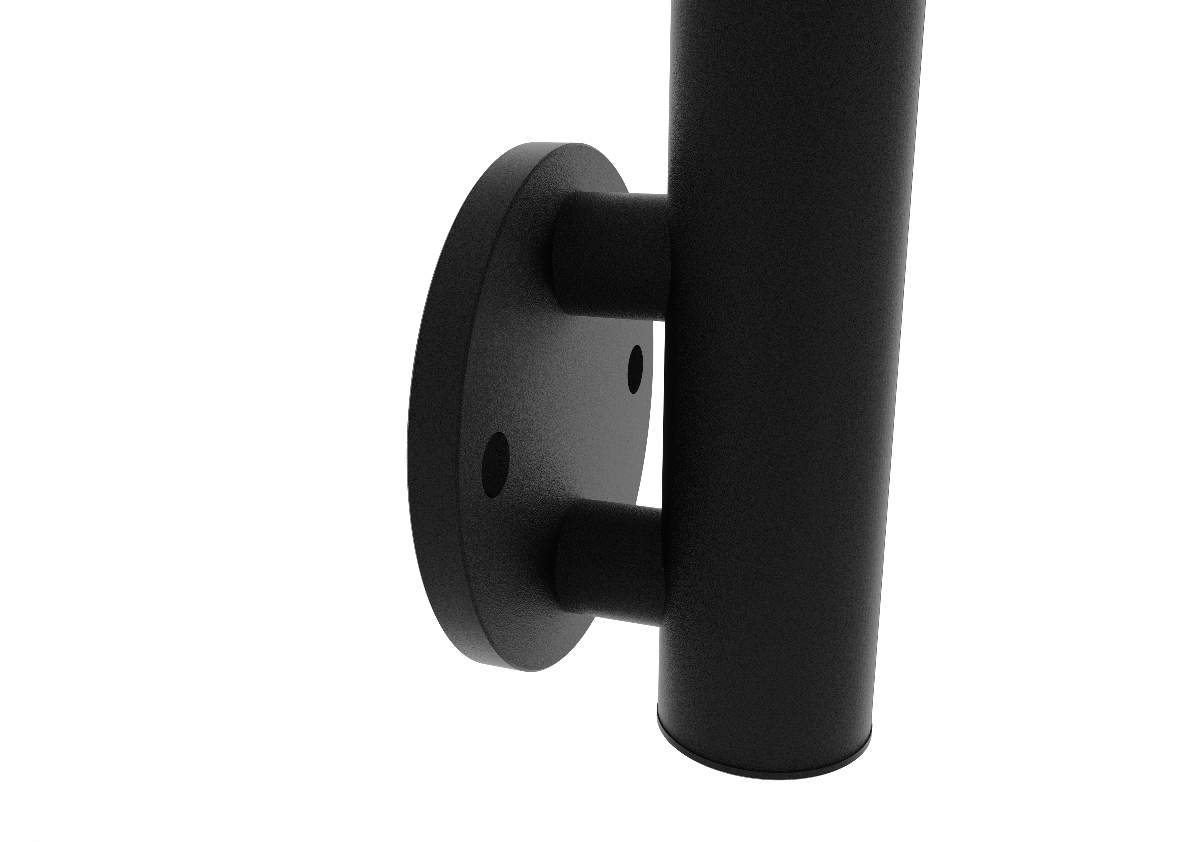 Garde corps intérieur et extérieur aluminium Long.2m noir fixation au mur, en kit - 7