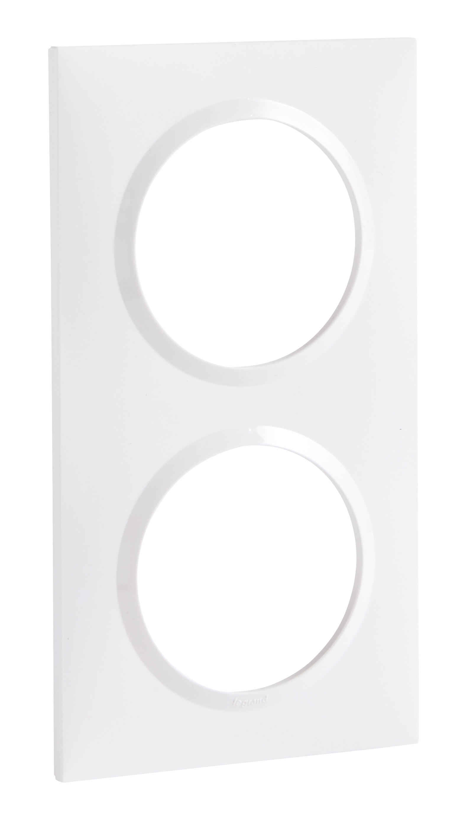 Plaque de finition 2 postes blanche DOOXIE - LEGRAND - 2