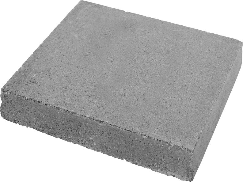 Chapeau plat de pilier gris l.25 x P.25 cm - 5