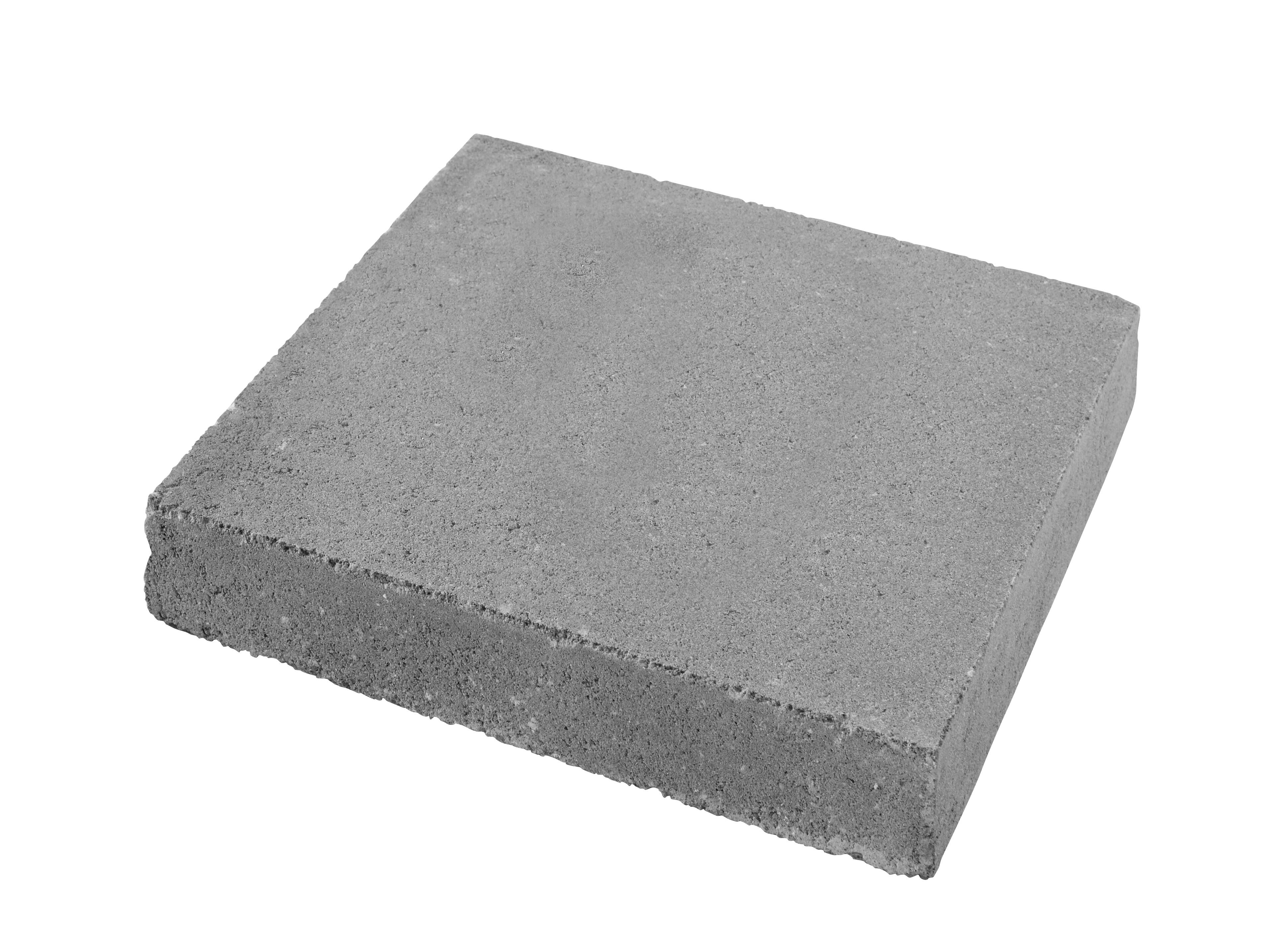 Chapeau plat de pilier gris l.25 x P.25 cm - 4