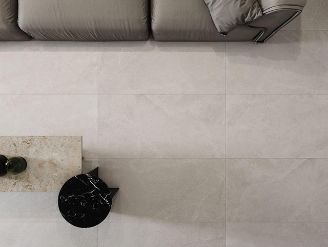 Carrelage sol intérieur effet pierre l.60x L.120cm - Baleria Beige