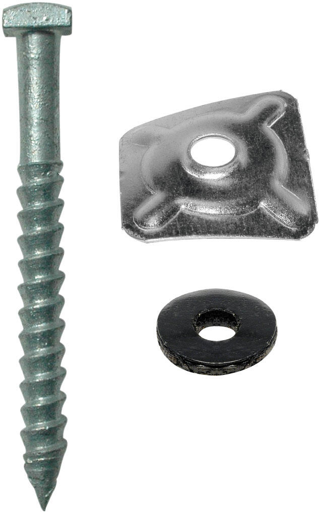 100 TIREFONDS 8X120MM + RONDELLE POUR PLAQUE FIBRECIMENT - ETANCO - 2