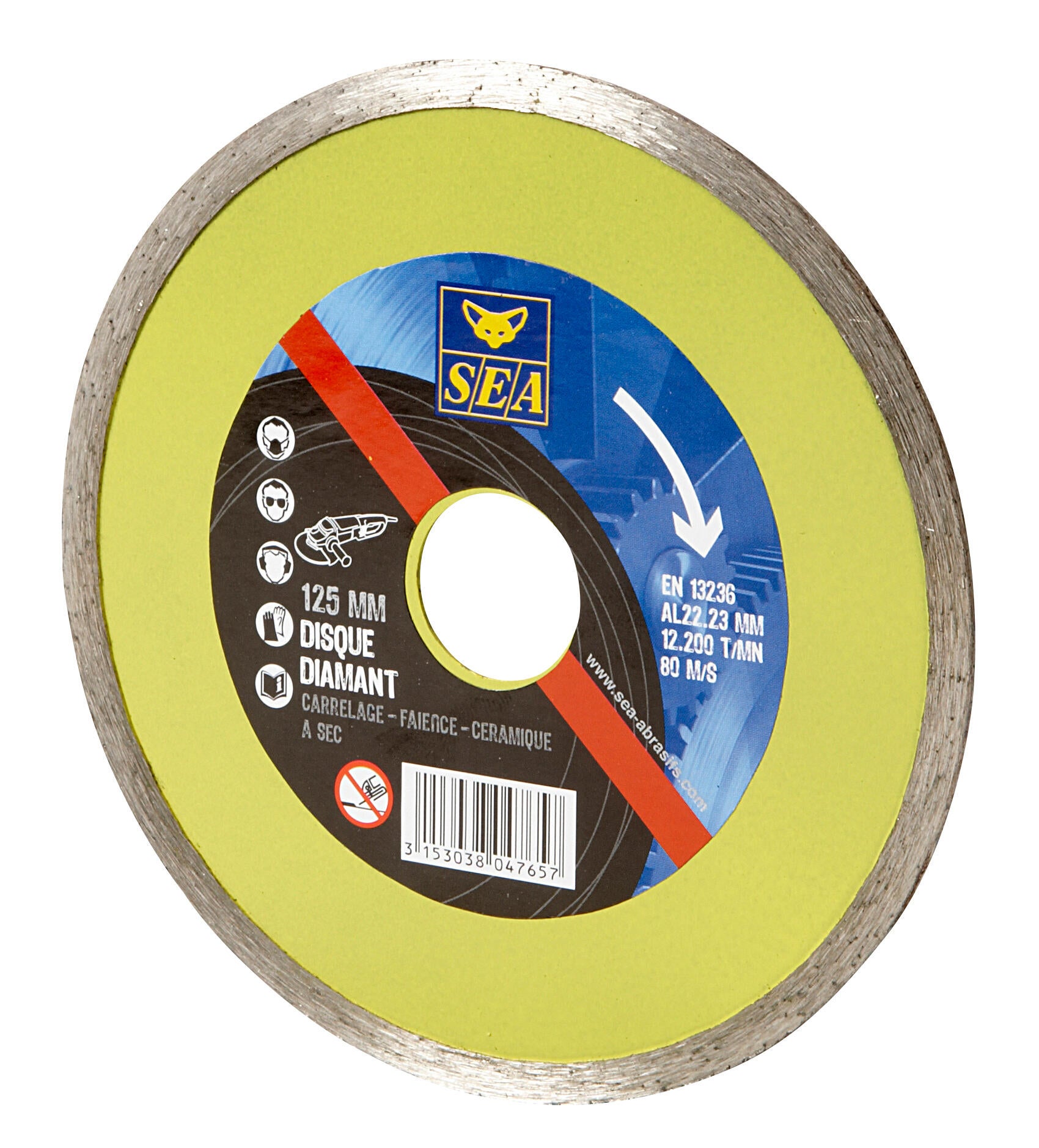 Disque diamant pour carrelage Diam.125 mm - SEA - 3