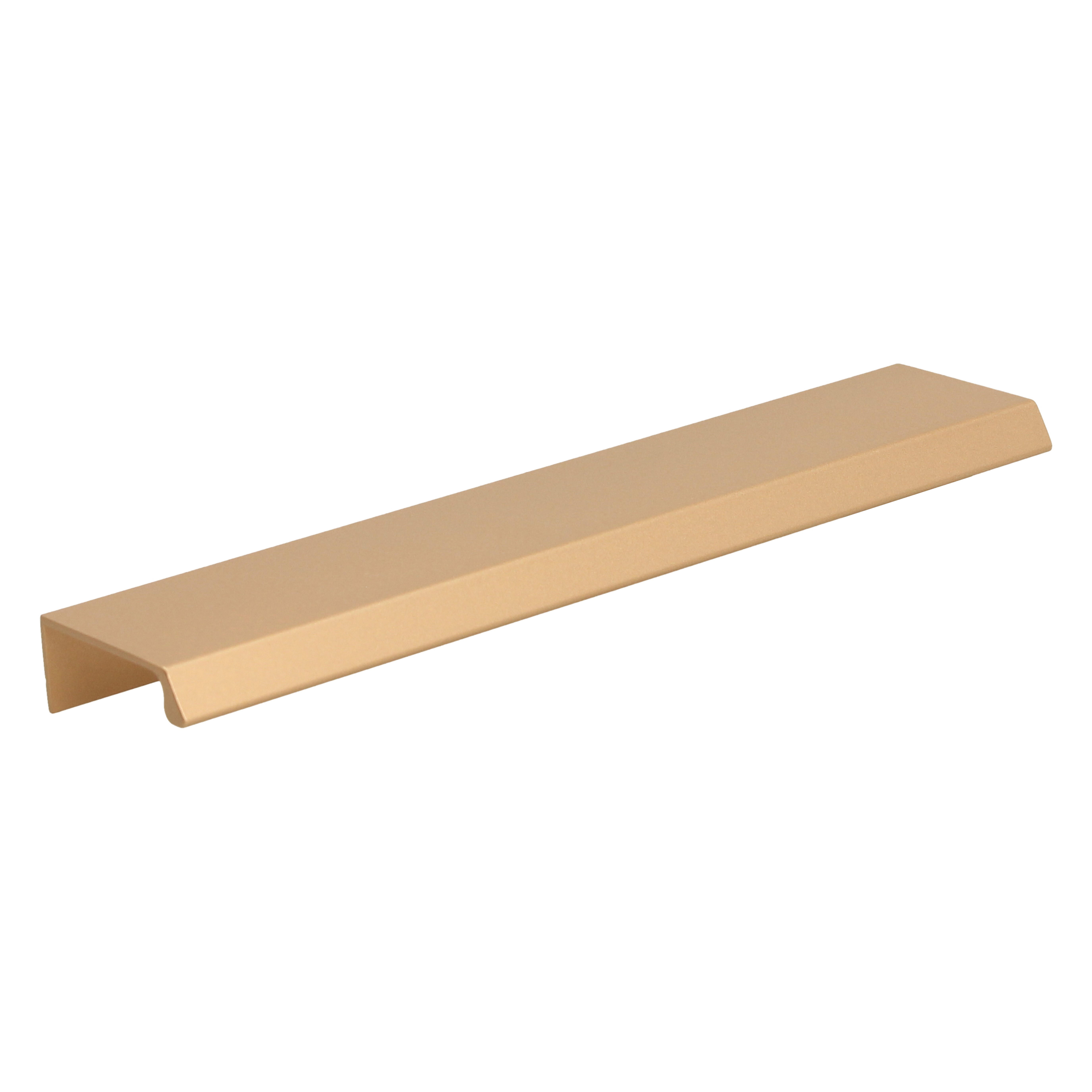 Poignée Aluminium finition doré satiné entraxe 128 mm - UA123 - 3