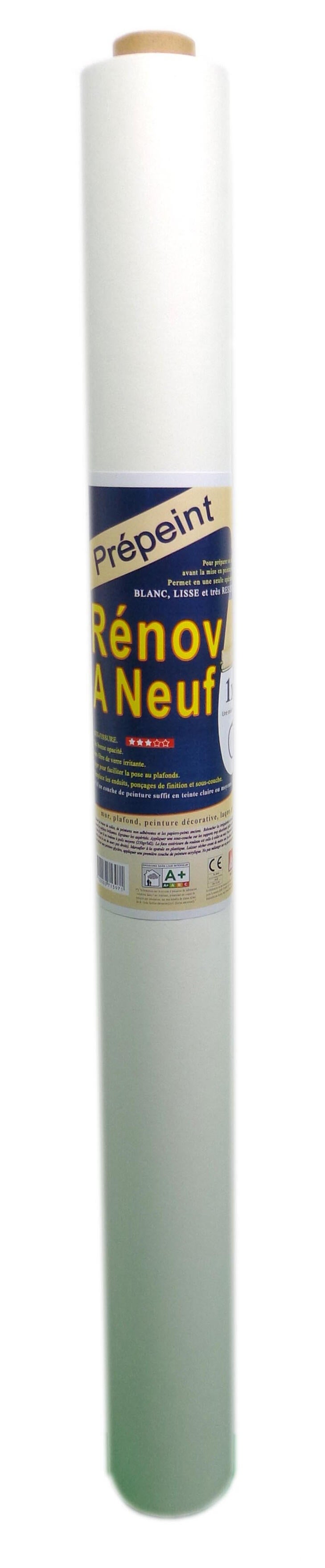 Fibre de rénovation prépeinte 160 g/m² l.1 x L.15 m - RENOVANEUF - 2