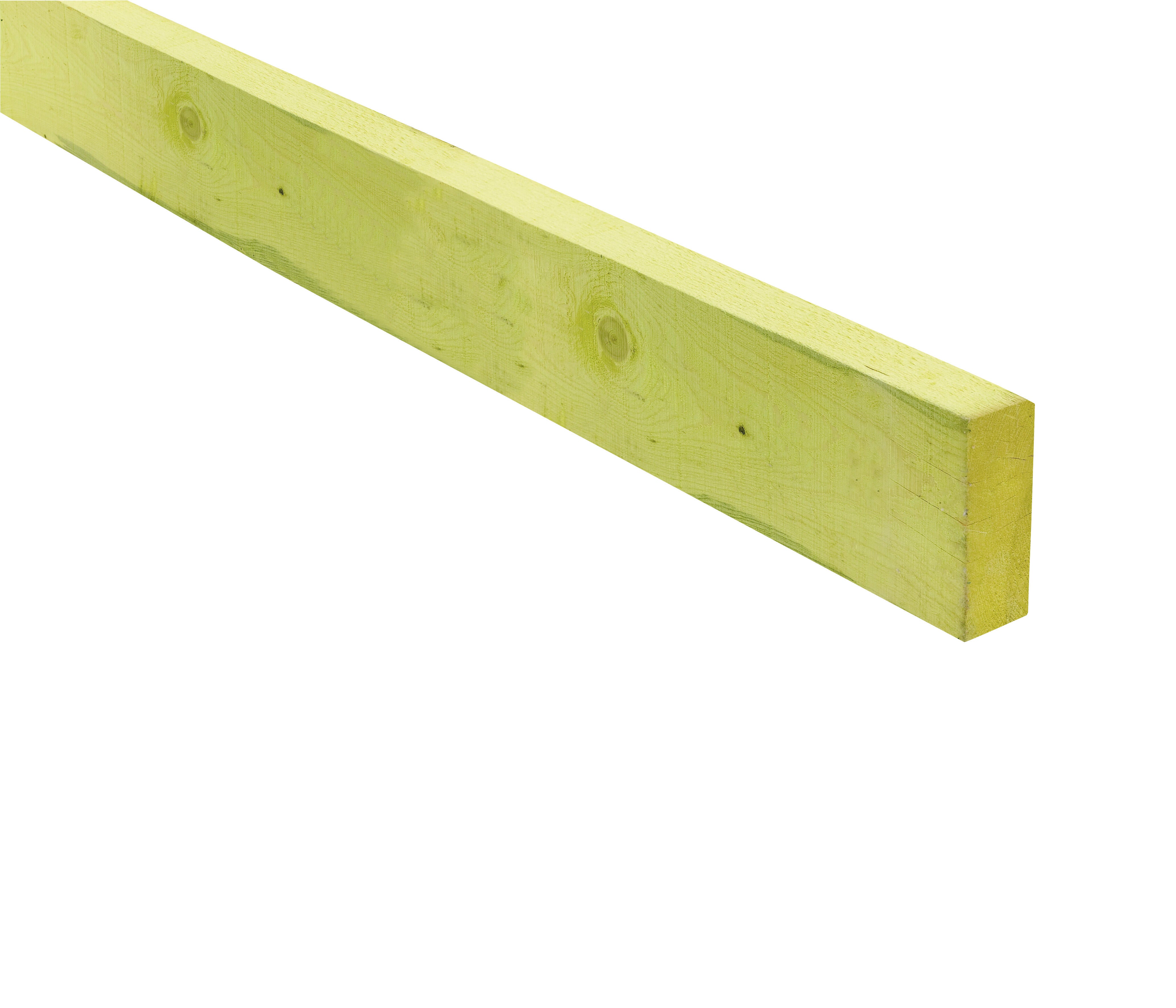 Madrier Long.4 m 75x225 mm classe 2 sapin traité  - 2