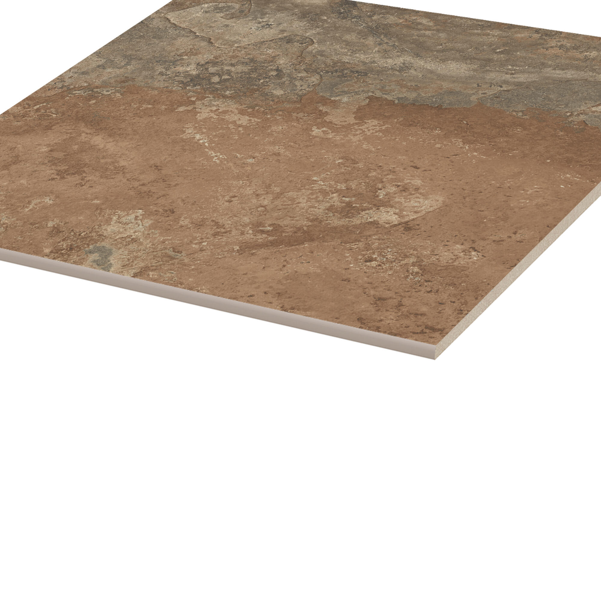 Carrelage sol extérieur effet pierre l.45 x L.45 cm - Tempelton Rust - 3