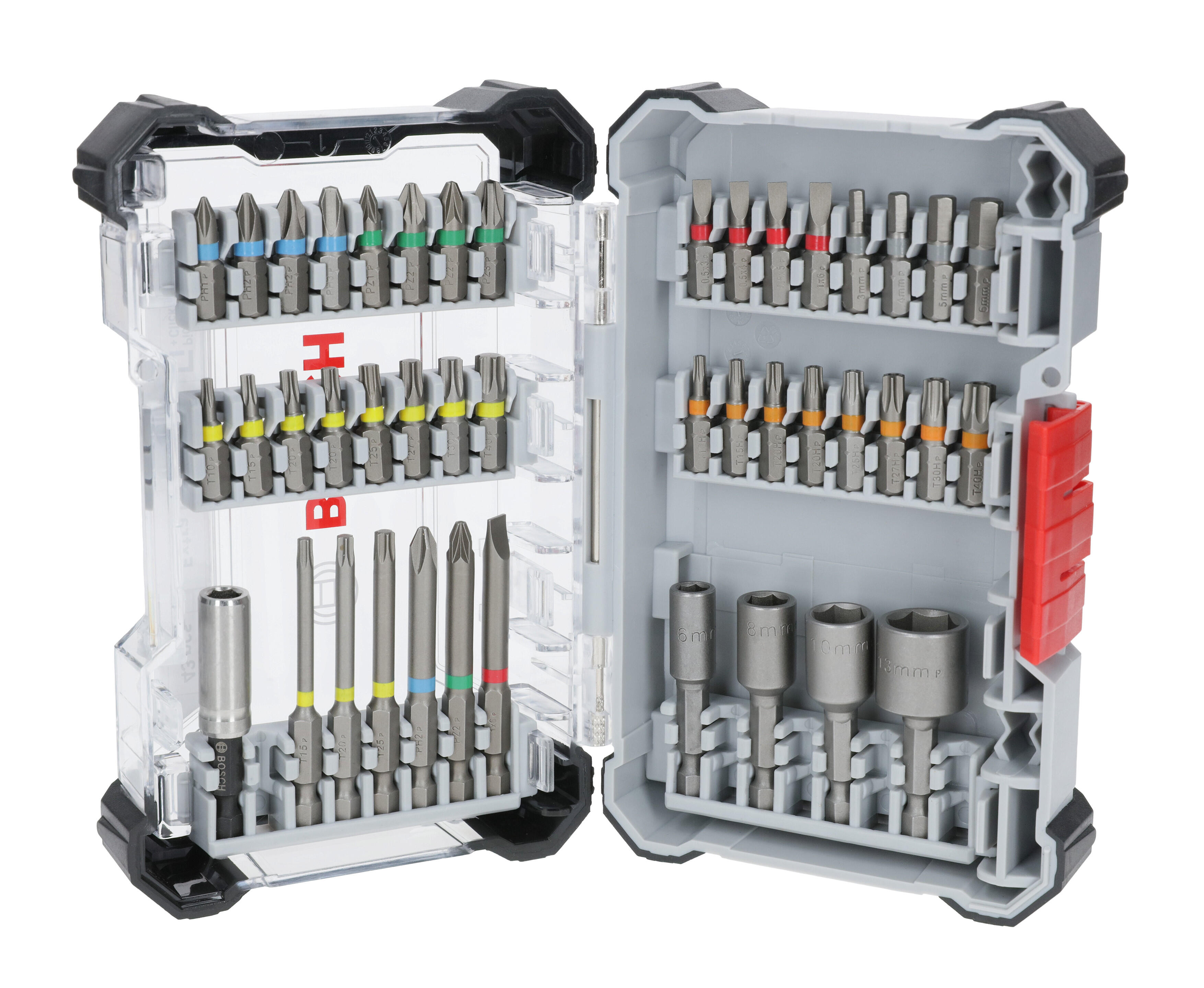 Coffret de 43 embouts vissage et douilles Extra Hard - BOSCH - 2