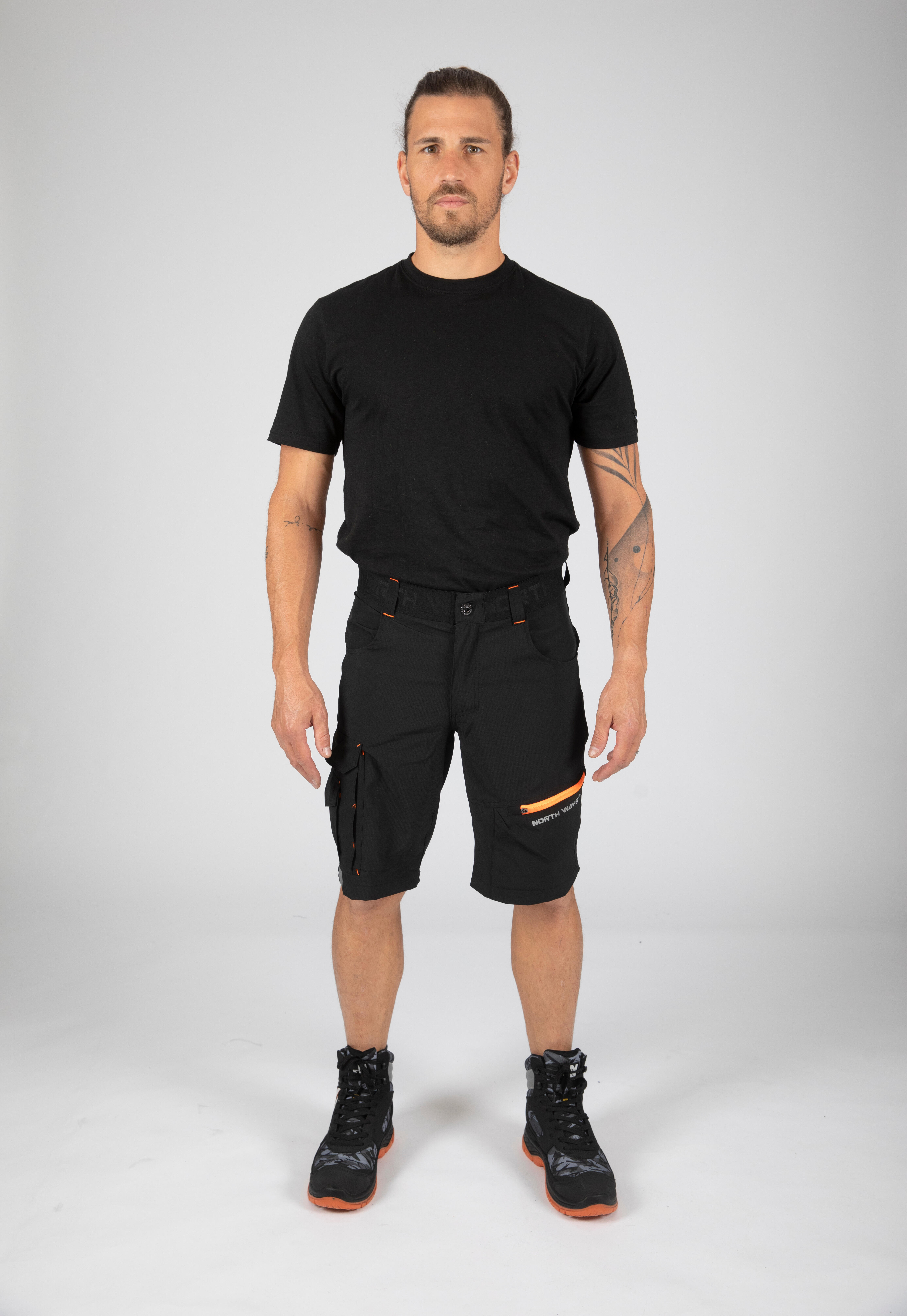 Short de travail Noir/Orange T.38 Horn - NORTH WAYS - 2