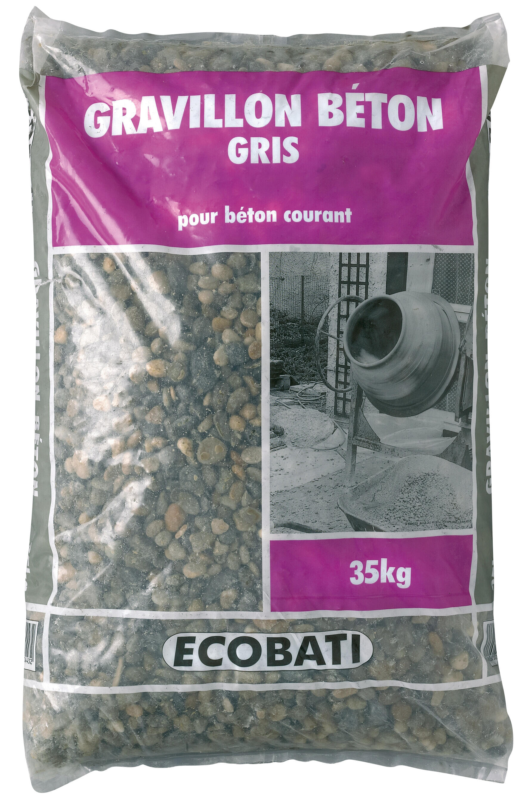 GRAVIER BETON, sac de 35 kg Bricoman