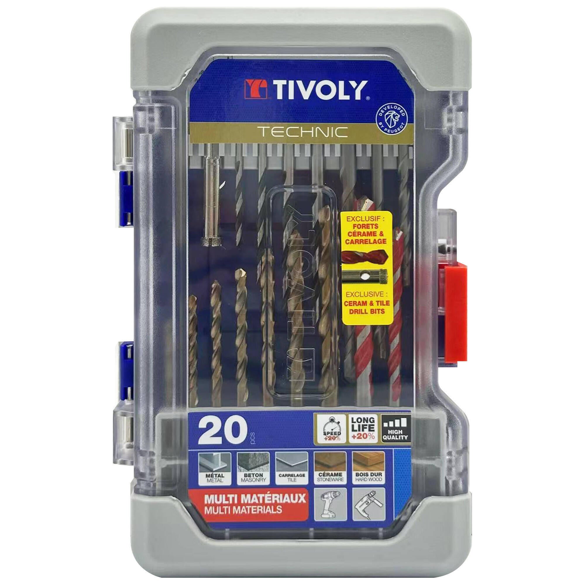 Coffret accessoires perçage vissage 20 pièces - TIVOLY - 3