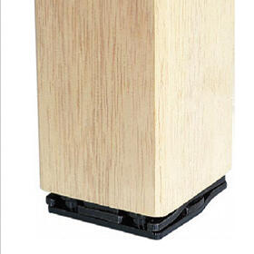 Support de poteau en acier anodisé noir - 3