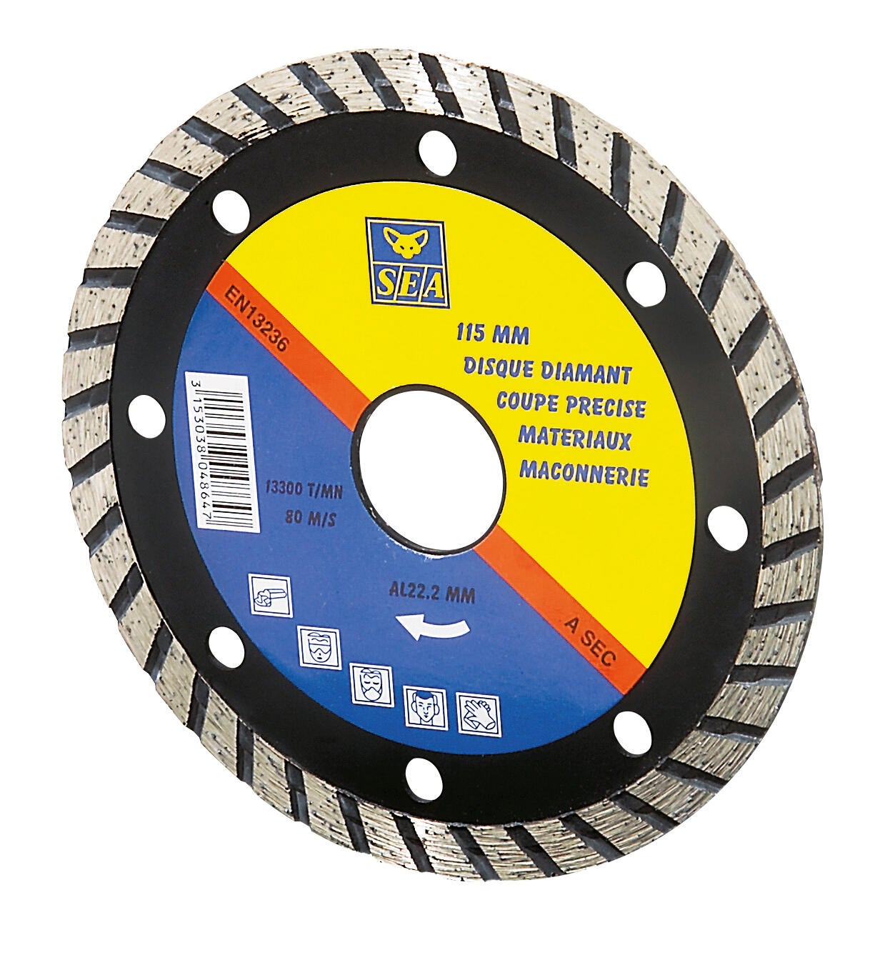 Disque diamant multi matériaux Diam.125 mm - SEA - 4