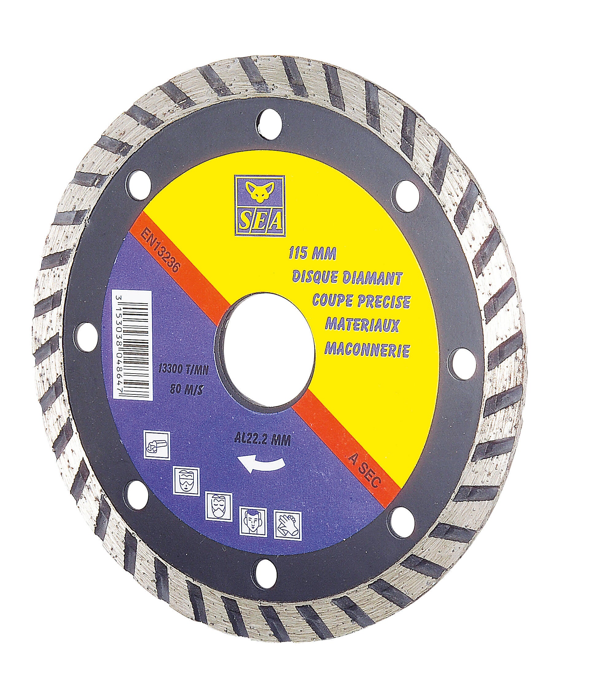 Disque diamant multi matériaux Diam.125 mm - SEA - 3