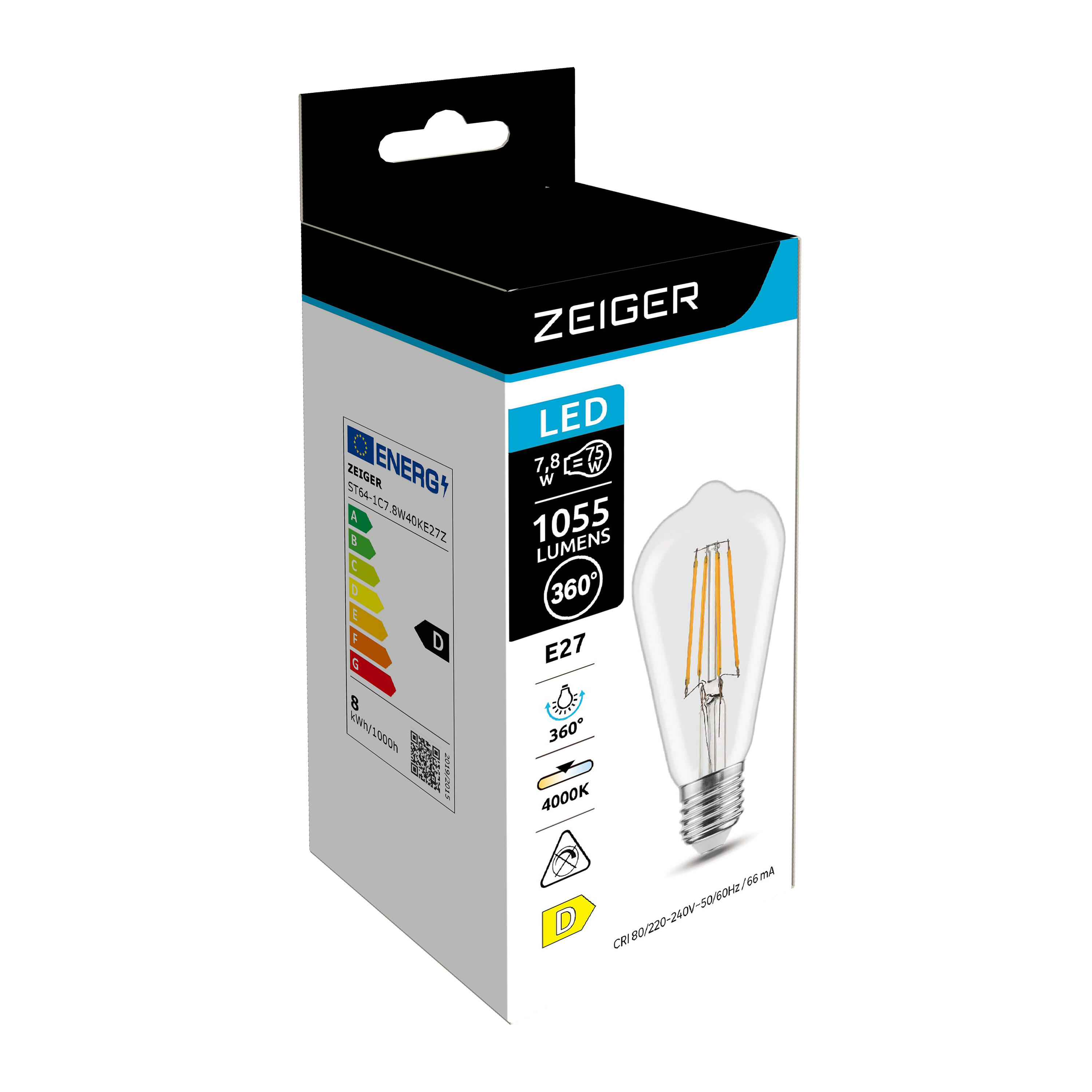 Ampoule LED E27 4000K - ZEIGER - 2